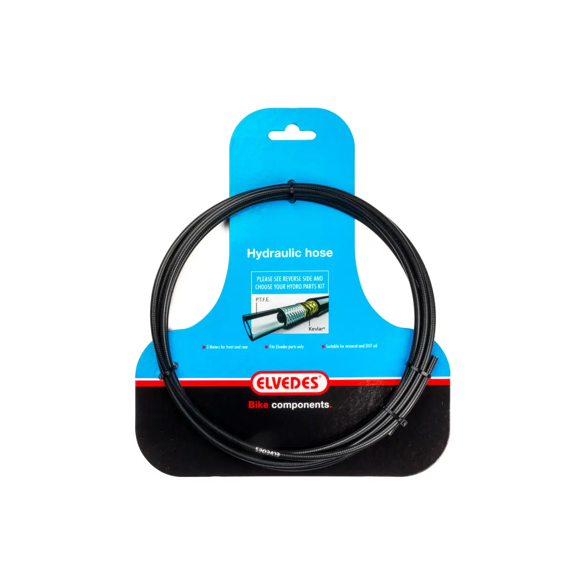 Velo Store - UK Specific hose for mineral and dot oil, kevlar and ptfe Elvedes | Extra 10% off with Subscription, Postage £16.79 to UK Fedex.