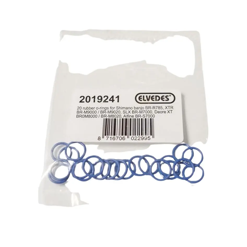 Velo Store - UK Banjo O-rings BR-R785, XTR BR-M9000 / BR-M9020, SLX BR-M7000 Elvedes Shimano (x10) | Extra 10% off with Subscription, Postage £16.79 to UK Fedex.
