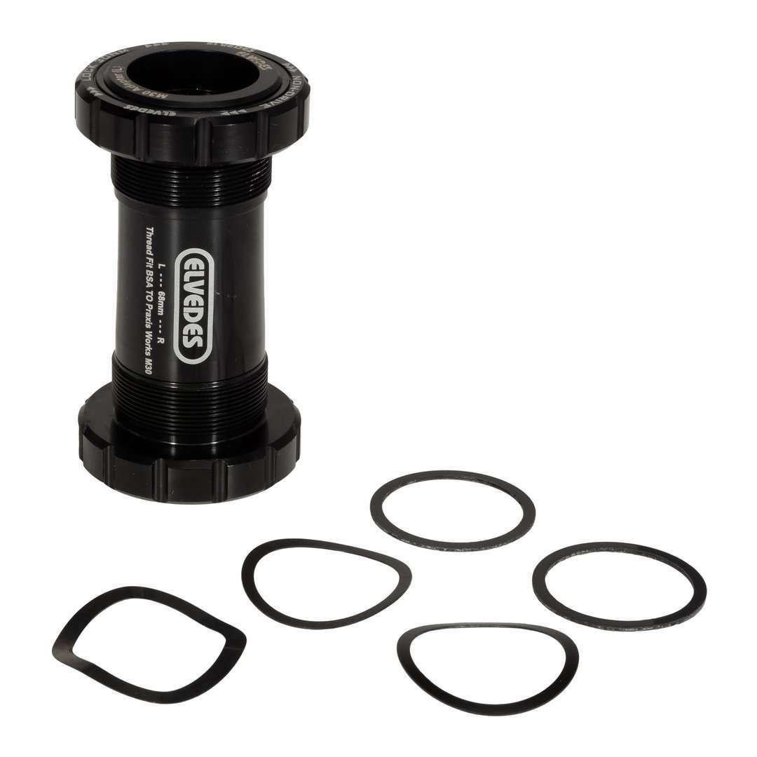 Velo Store - UK Bottom bracket Elvedes Thread Fit Bsa Praxis Road/MTB | Extra 10% off with Subscription, Postage £16.79 to UK Fedex.