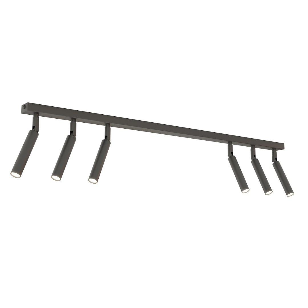 5901738929616 - Deckenlampe Ivi 6-flammig 90 cm lang schwarz Metall G9