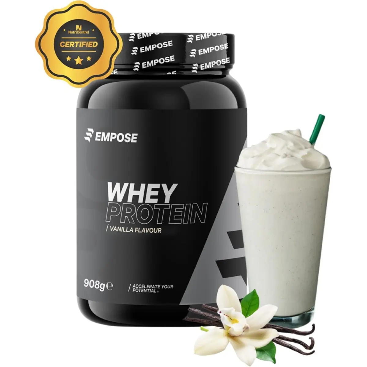 Proteinpulver Empose Whey Protein-Vanille 908 G