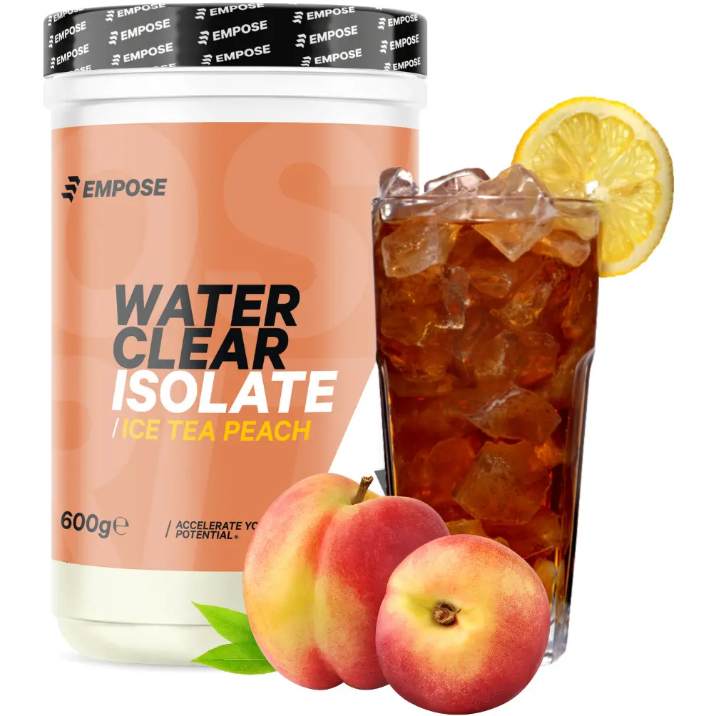 Protéin Zitronenlimonade Pfirsich Eistee Empose Water Clear Isolate