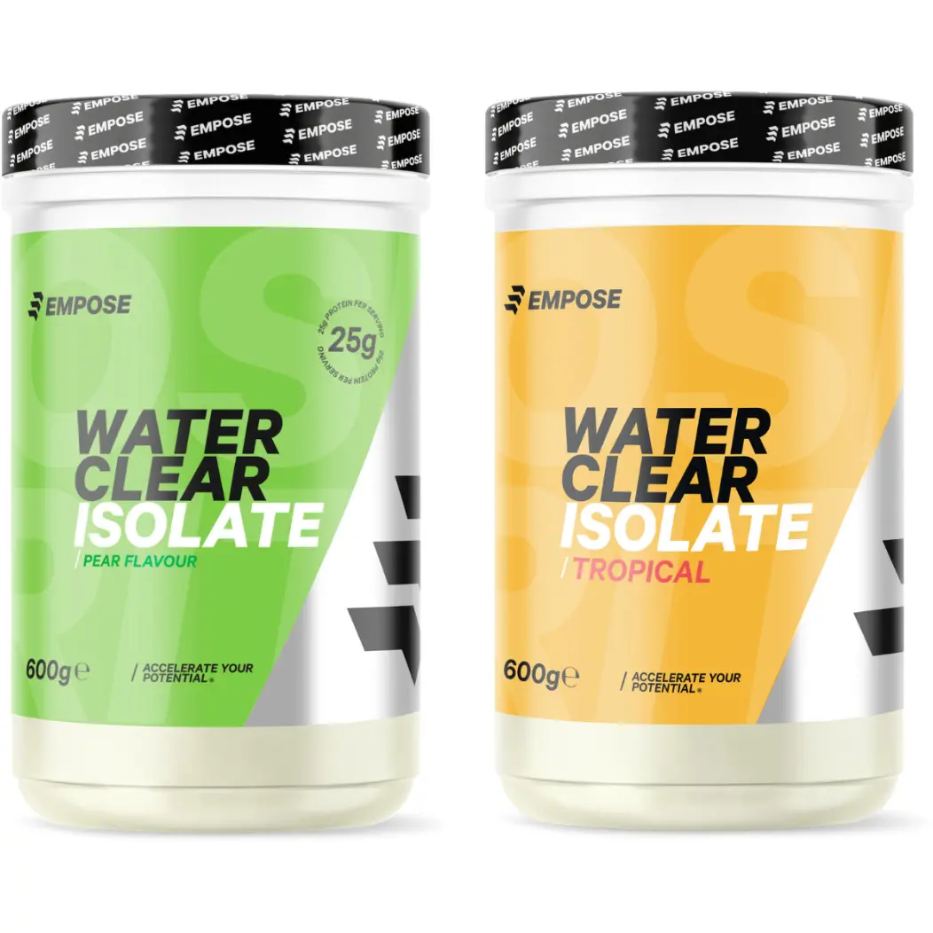 Proteinpulver Birne und tropisch Empose Water Clear Isolate