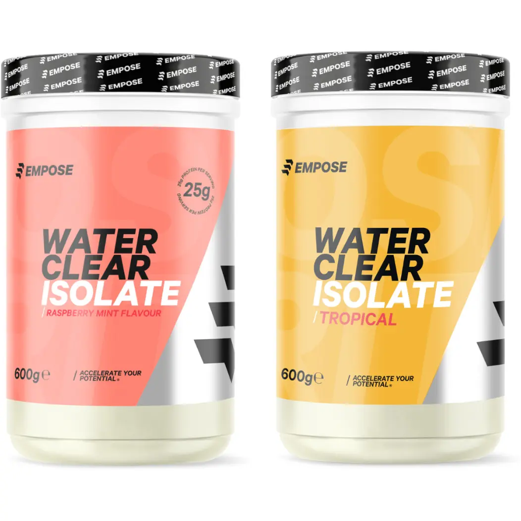 Protéinpulver Himbeere-Minze Tropical Empose Water Clear Isolate