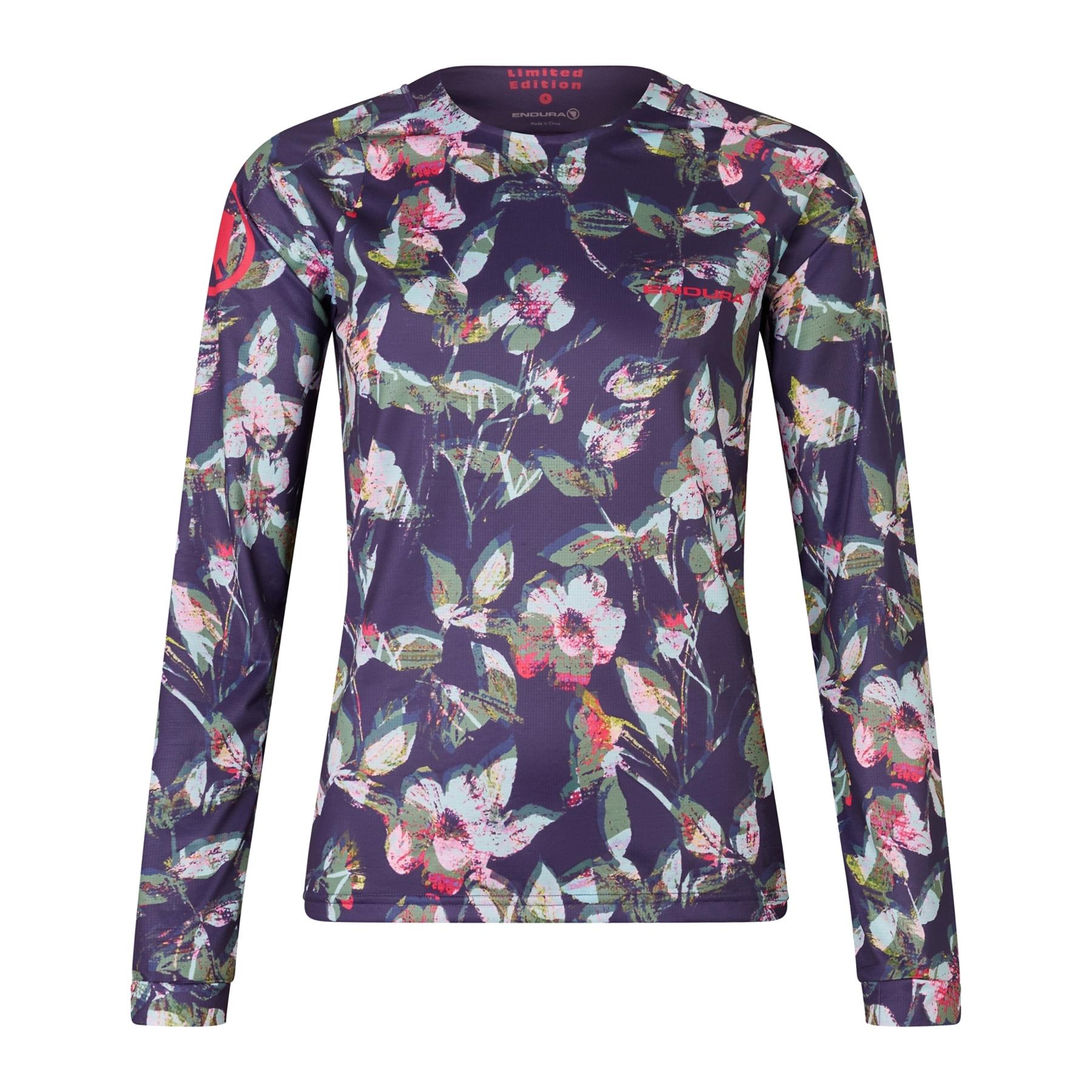 Velo Store - UK Women's long sleeve athletic top Endura Floral Ltd | Extra 10% off with Subscription, Postage £16.79 to UK Fedex.