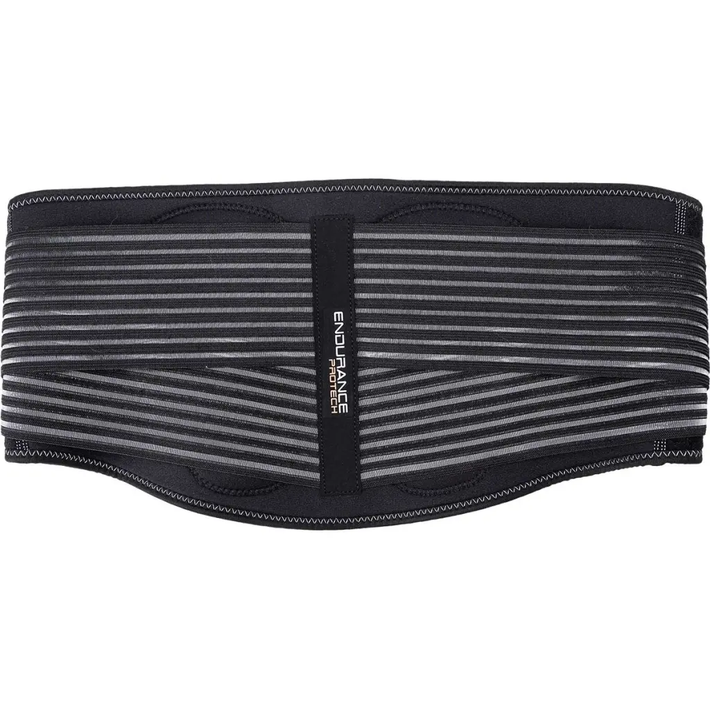Endurance Ceinture lombaire Protech, Noir, Taille XL