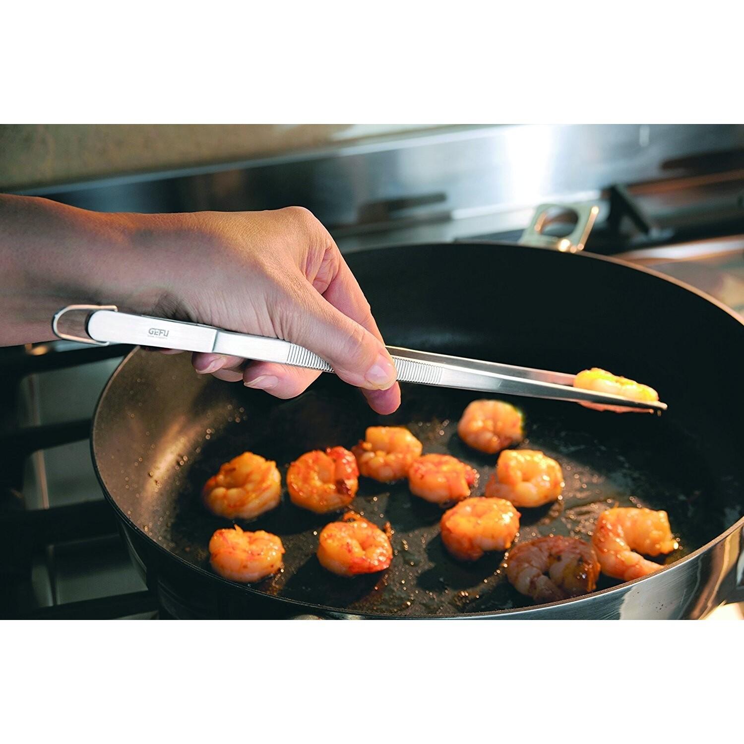 4006664119009 - Lebensmittelpinzette 30 cm aus Edelstahl