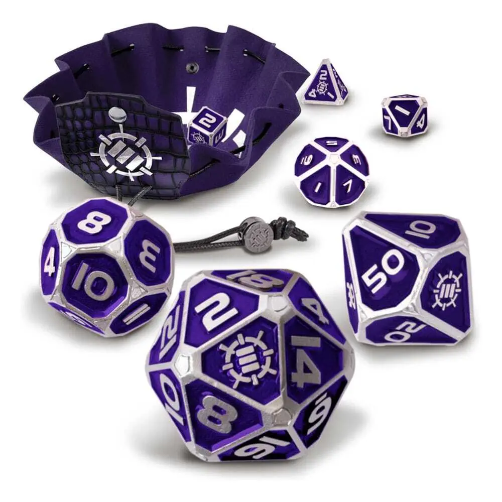 Metaal RPG dobbelstenen Enhance (x7)