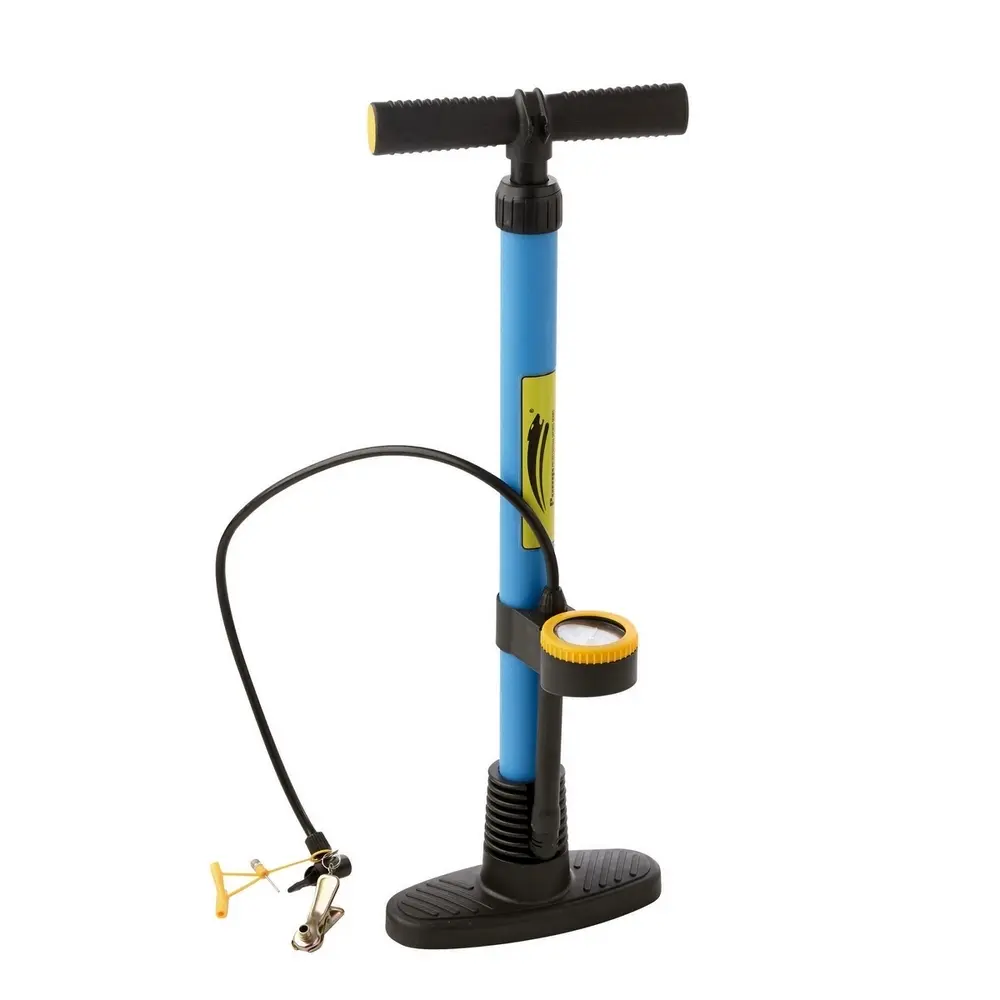 Vertikale Pumpe mit Druckmesser
