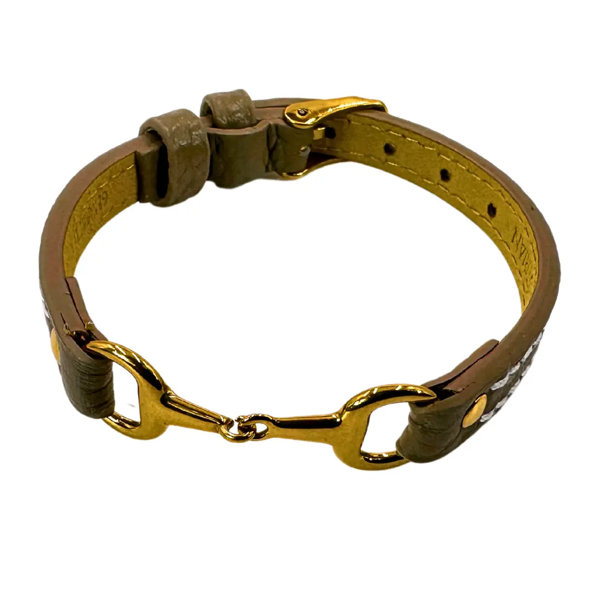 Equestrian Shop Women's Beige Non-Studded Bracelet Fano
