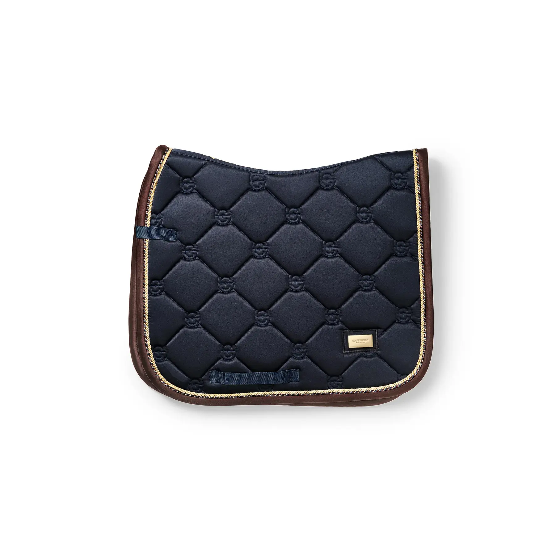 Equestrian Stockholm Bleu Dressage Saddle Pad For Horses
