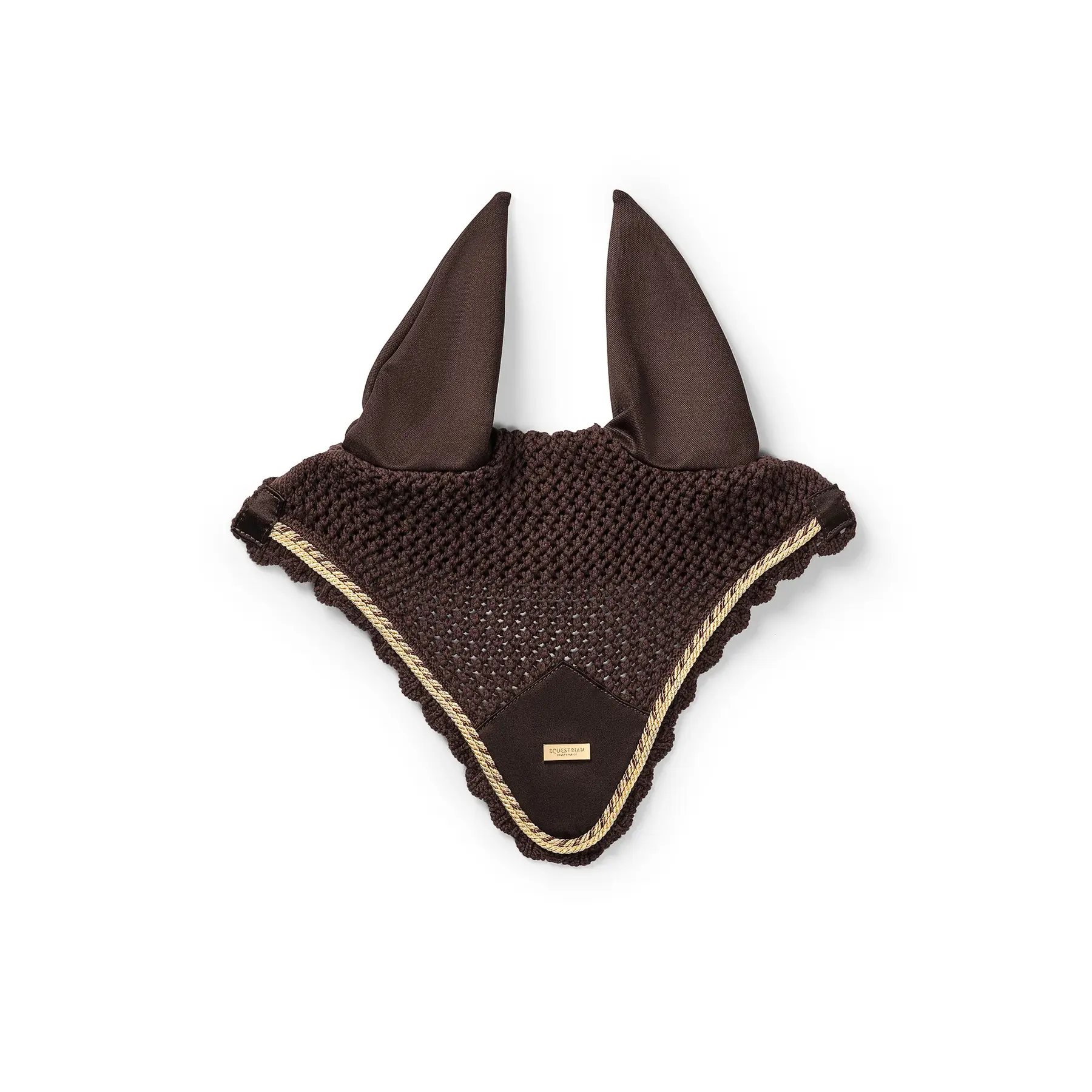 Equestrian Stockholm Marron Short Bonnet For Horses
