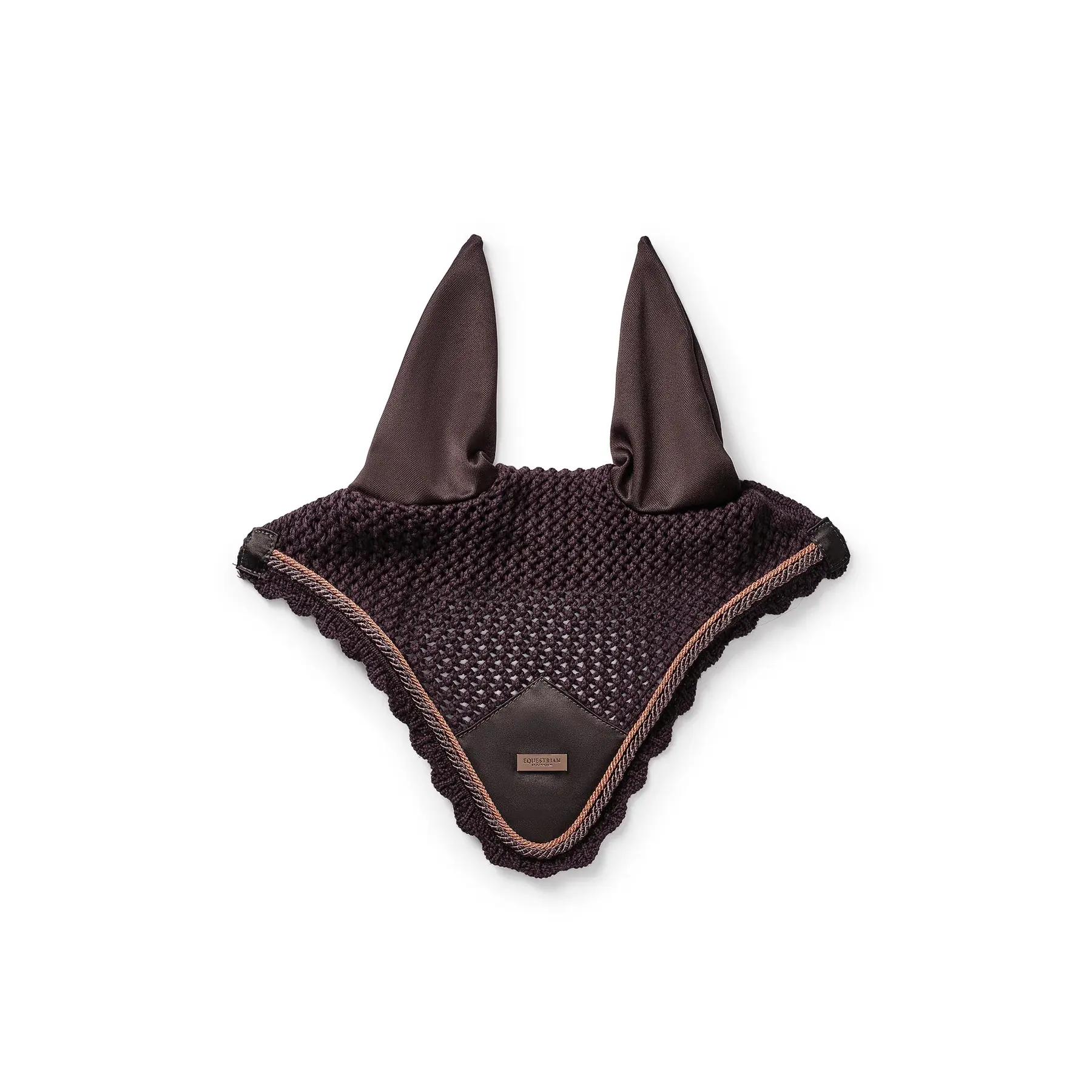 Equestrian Stockholm Marron Short Bonnet For Horses