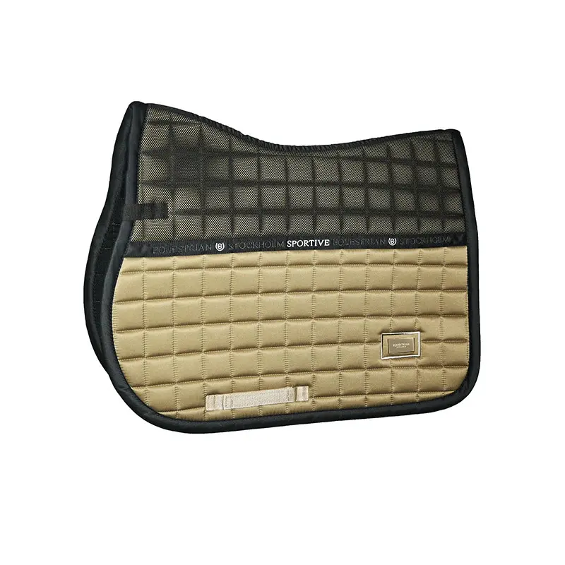 Equestrian Stockholm Beige Jumping Saddle Pad