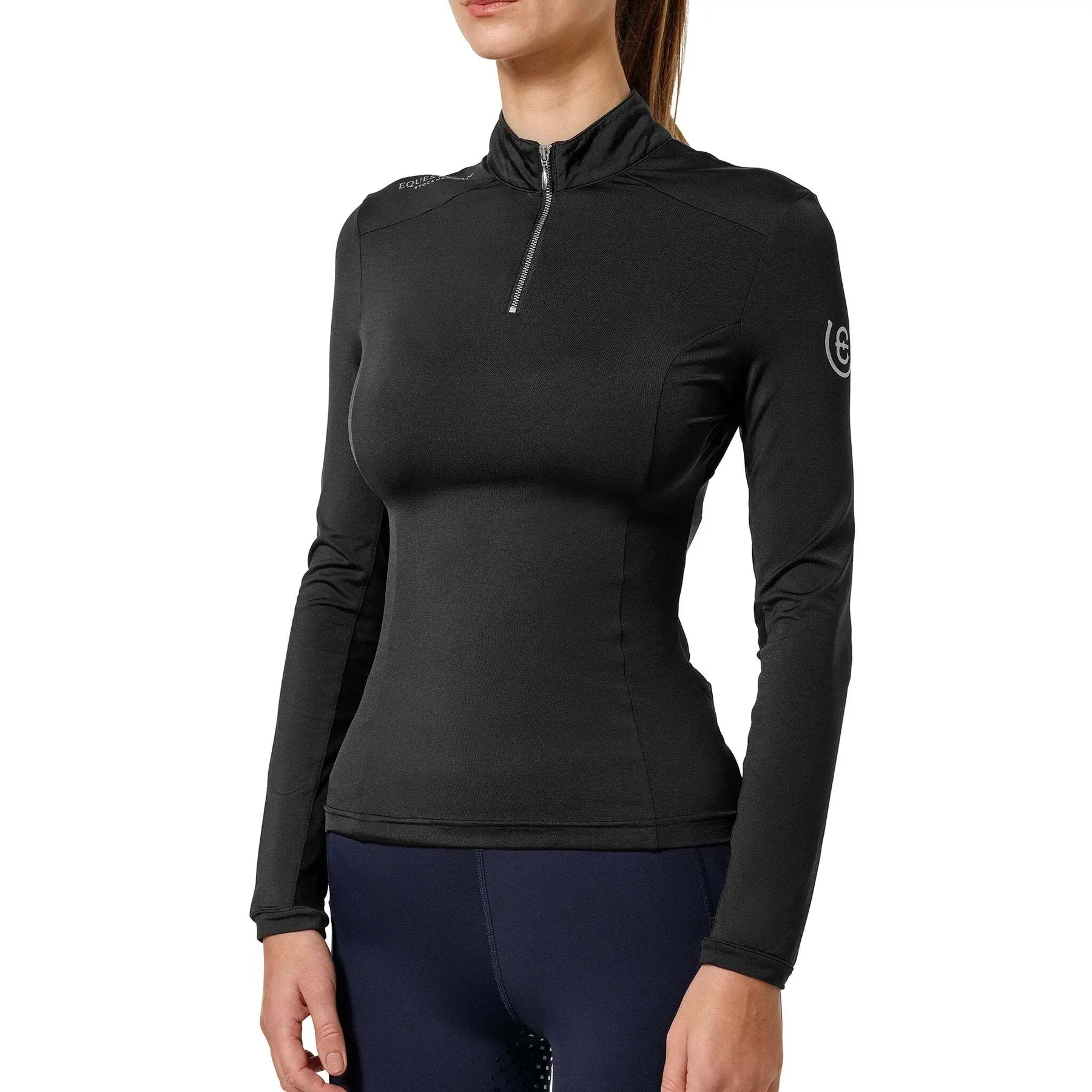Equestrian Stockholm Noir Riding Jersey Air Breeze