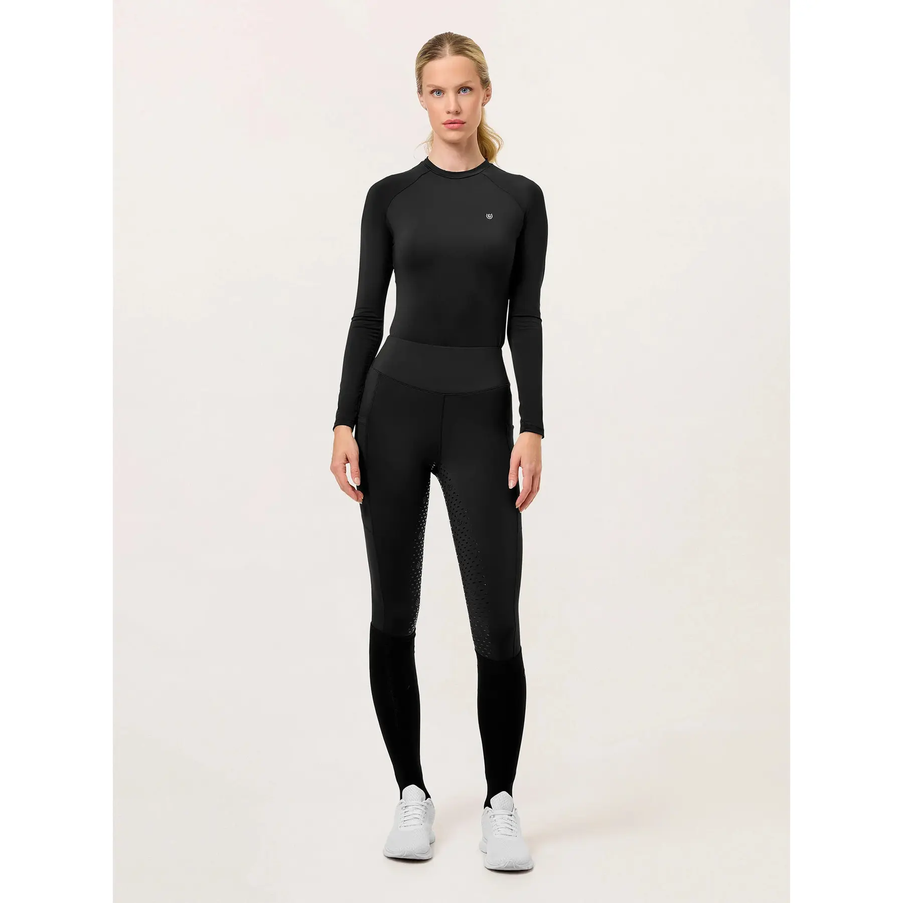Reitleggings full grip Damen Equestrian Stockholm Jump Movement