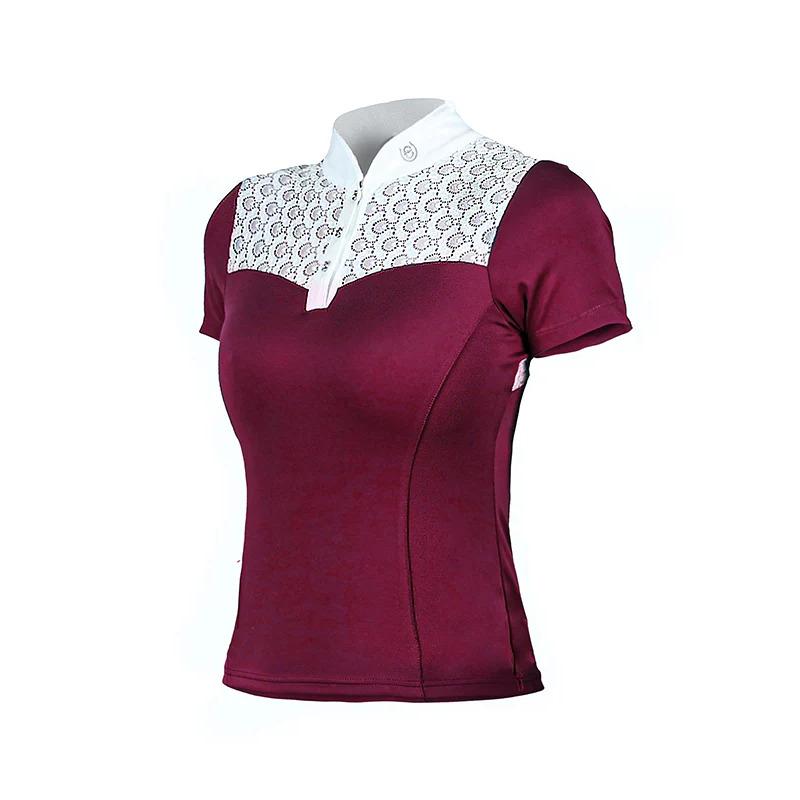 T-shirt equitazione da donna Equestrian Stockholm Champion