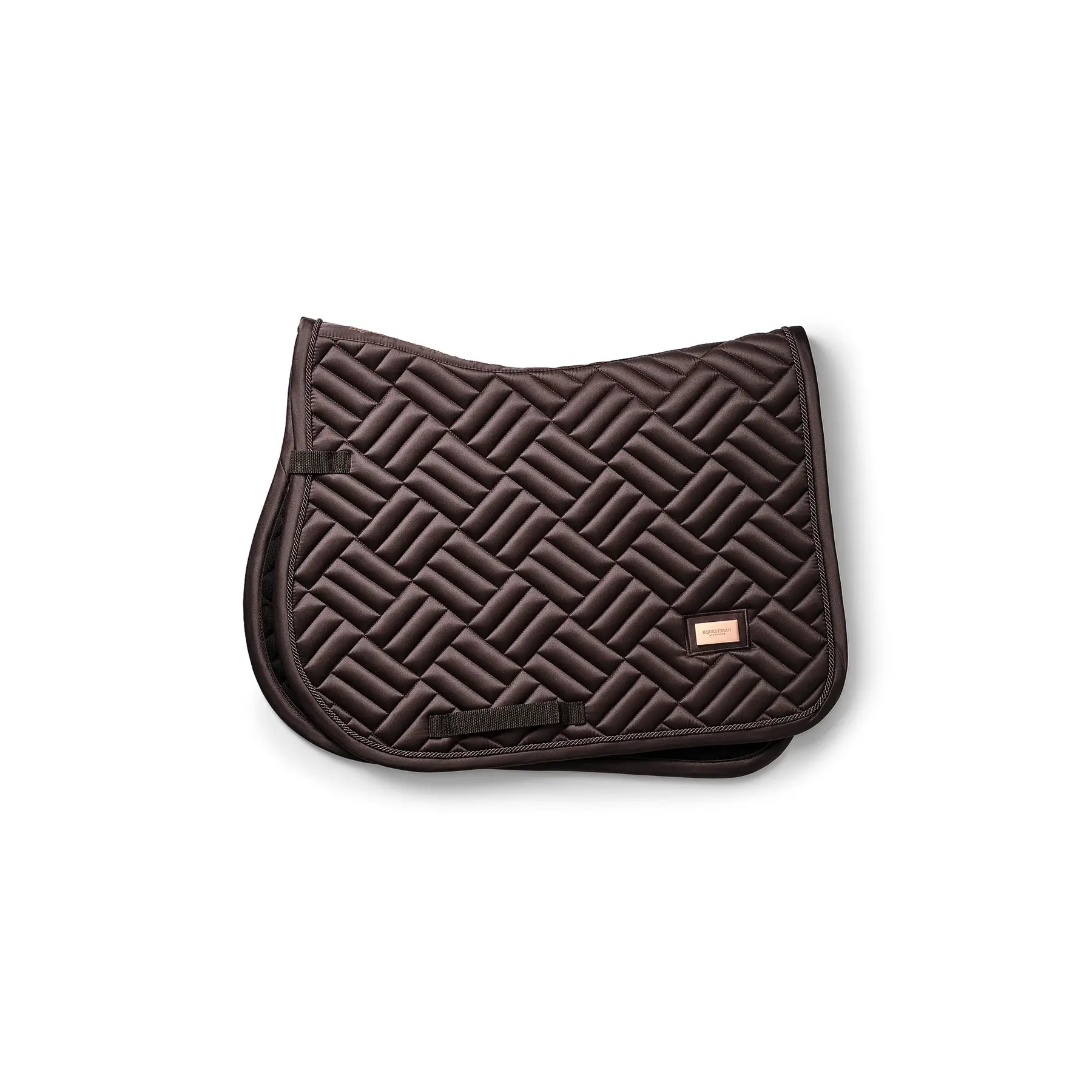 Equestrian Stockholm Marron Jumping Saddle Pad Modern