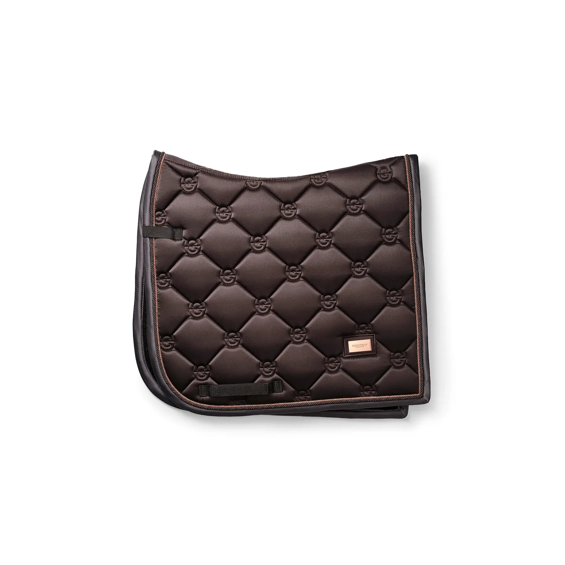 Equestrian Stockholm Marron Dressage Saddle Pad For Horses