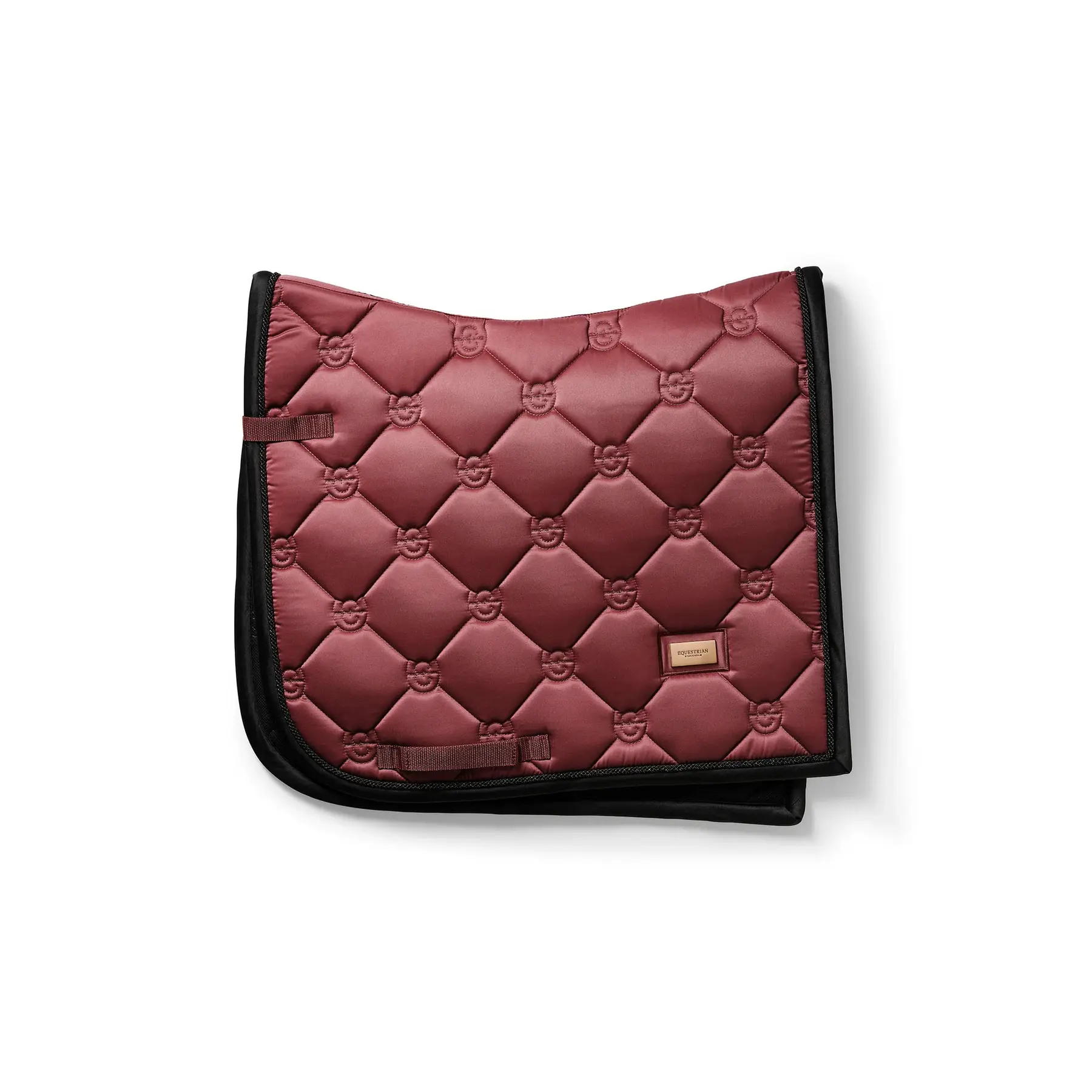 Equestrian Stockholm Rouge Dressage Saddle Pad For Horses