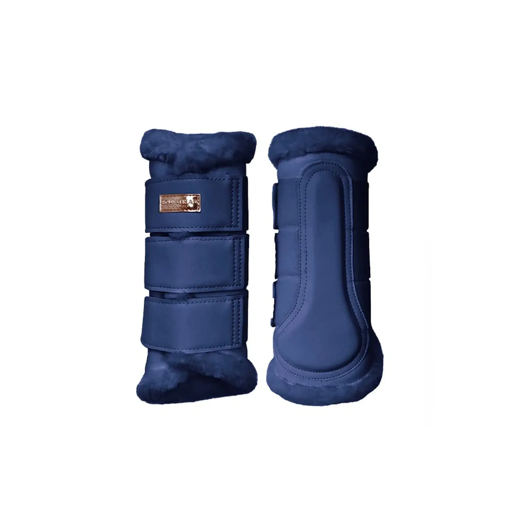 Equestrian Stockholm Bleu Closed Horse Gaiters