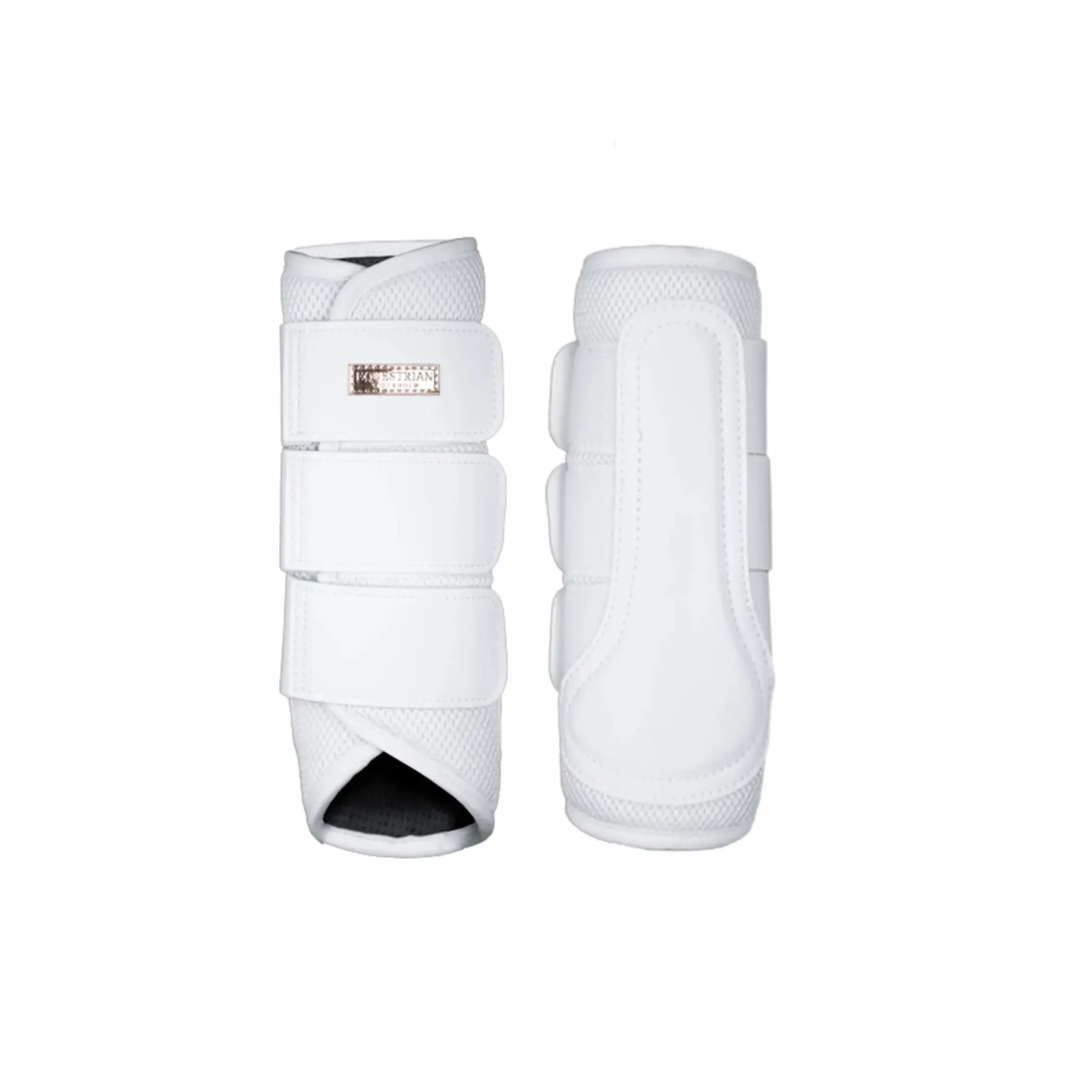 Equestrian Stockholm Blanc Closed Horse Gaiters Classic Mesh