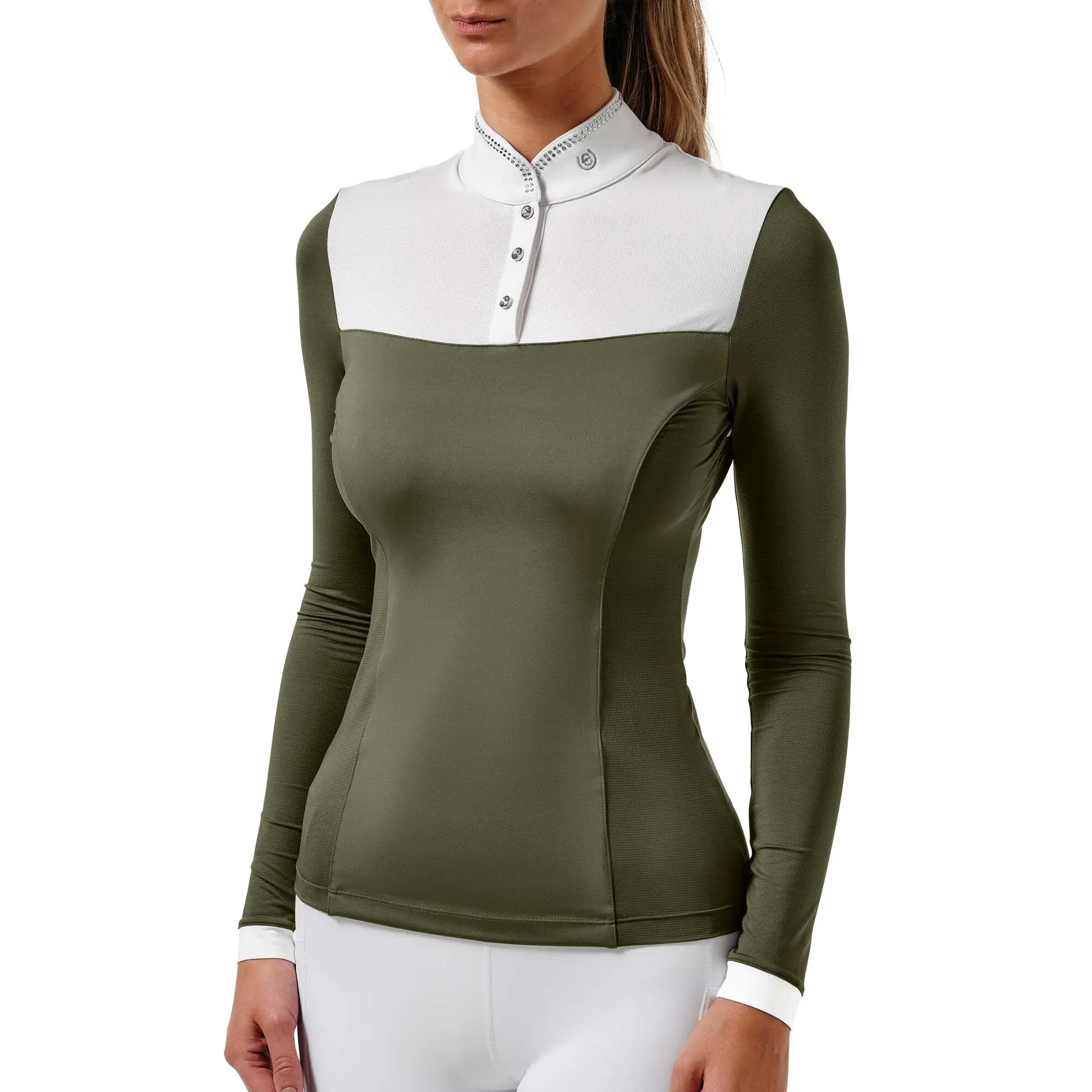 Meilleurs prix pour Polo de concours manches longues femme Equestrian Stockholm