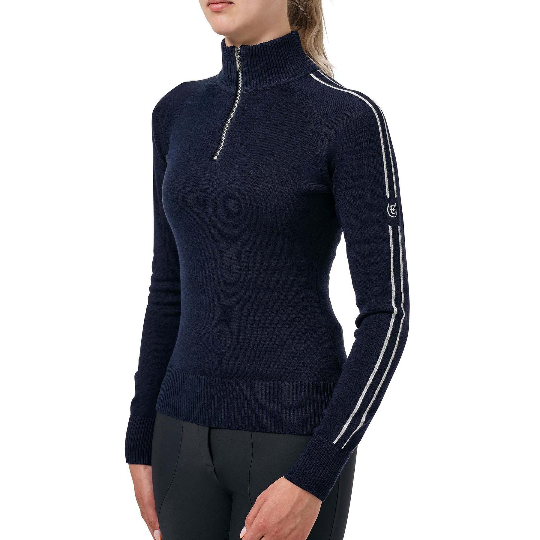 Maglione da donna con 1/4 di zip Equestrian Stockholm