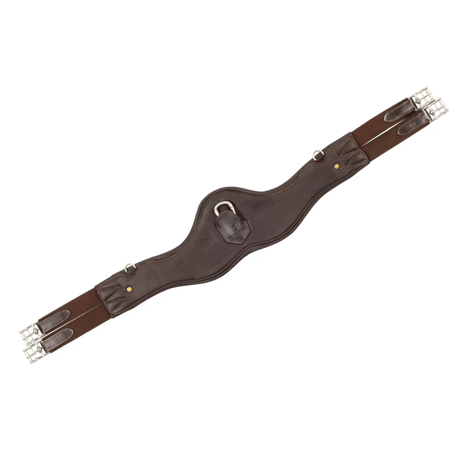 Sangle bavette d'équitation en cuir Equestro