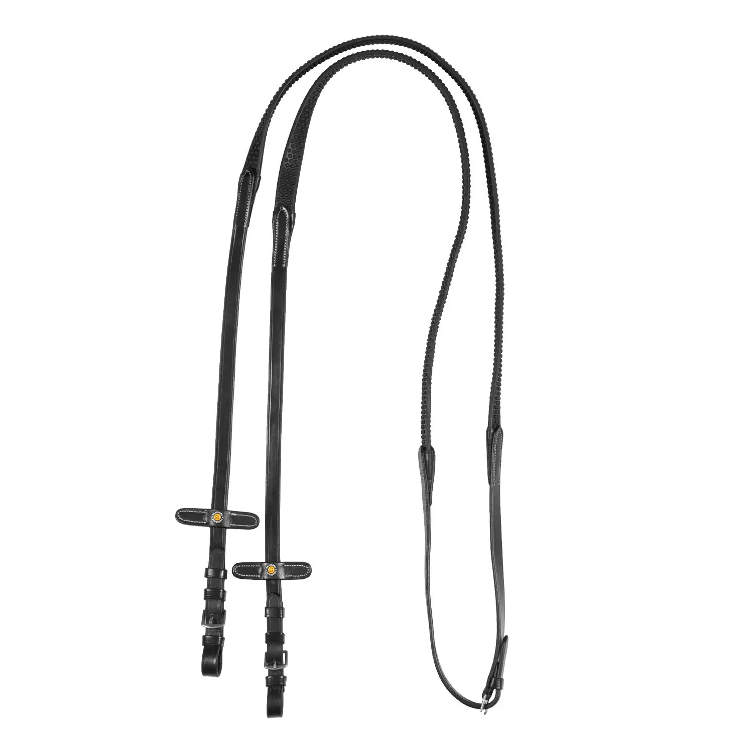 Meilleurs prix pour Rênes pour cheval en cuir Equestro 5/8"