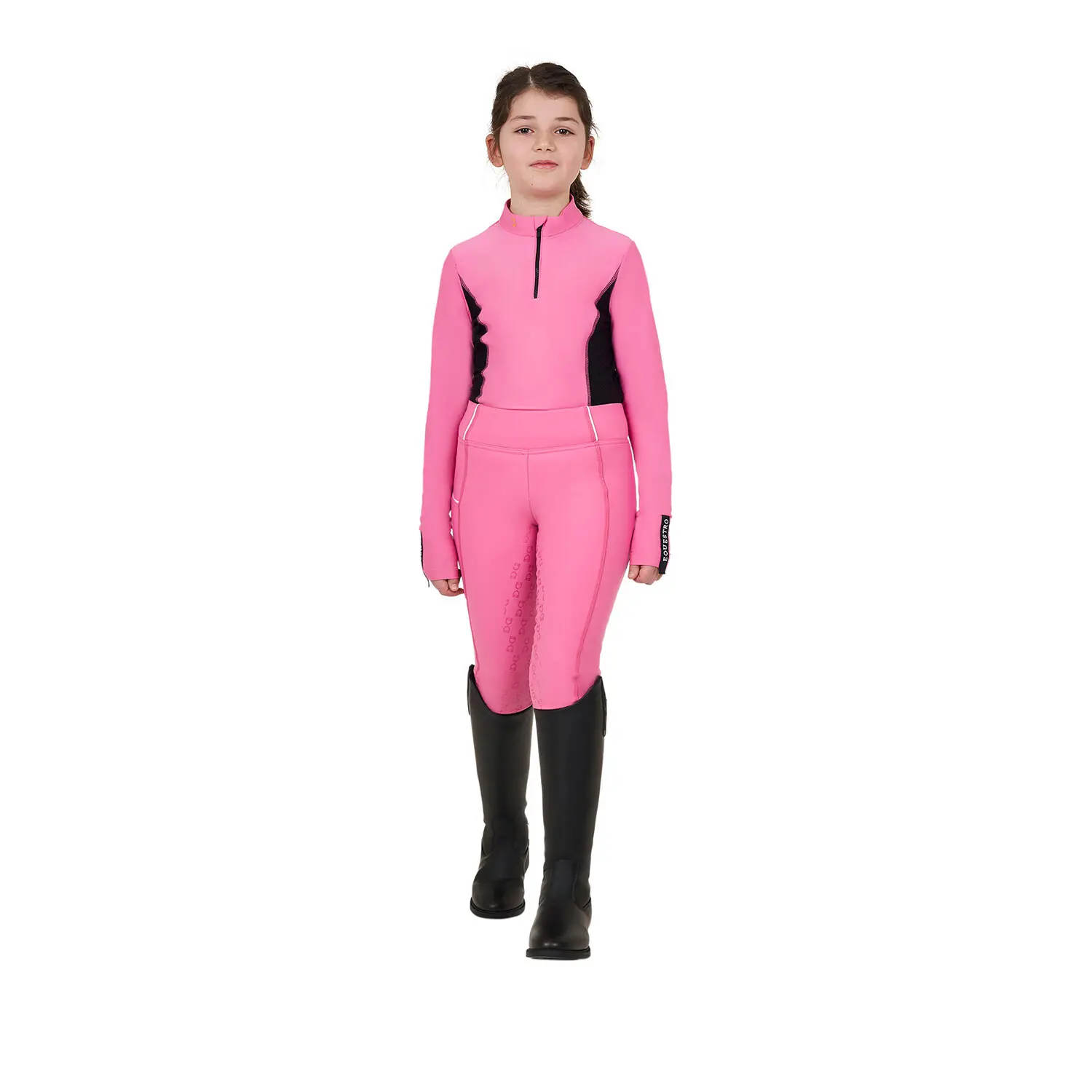 Polo de concours manches longues fille Equestro