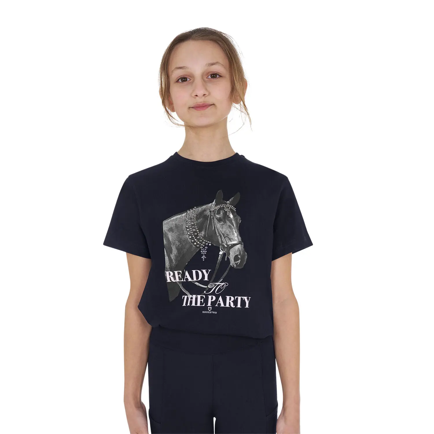 Meilleurs prix pour T-shirt fille Equestro Ready To The Party