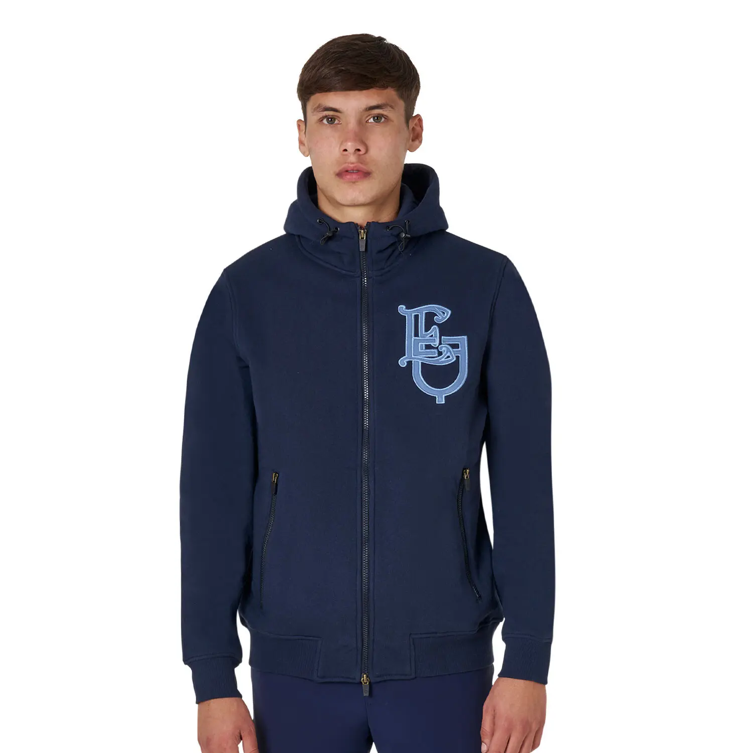 Sweatshirt à capuche zippé Equestro