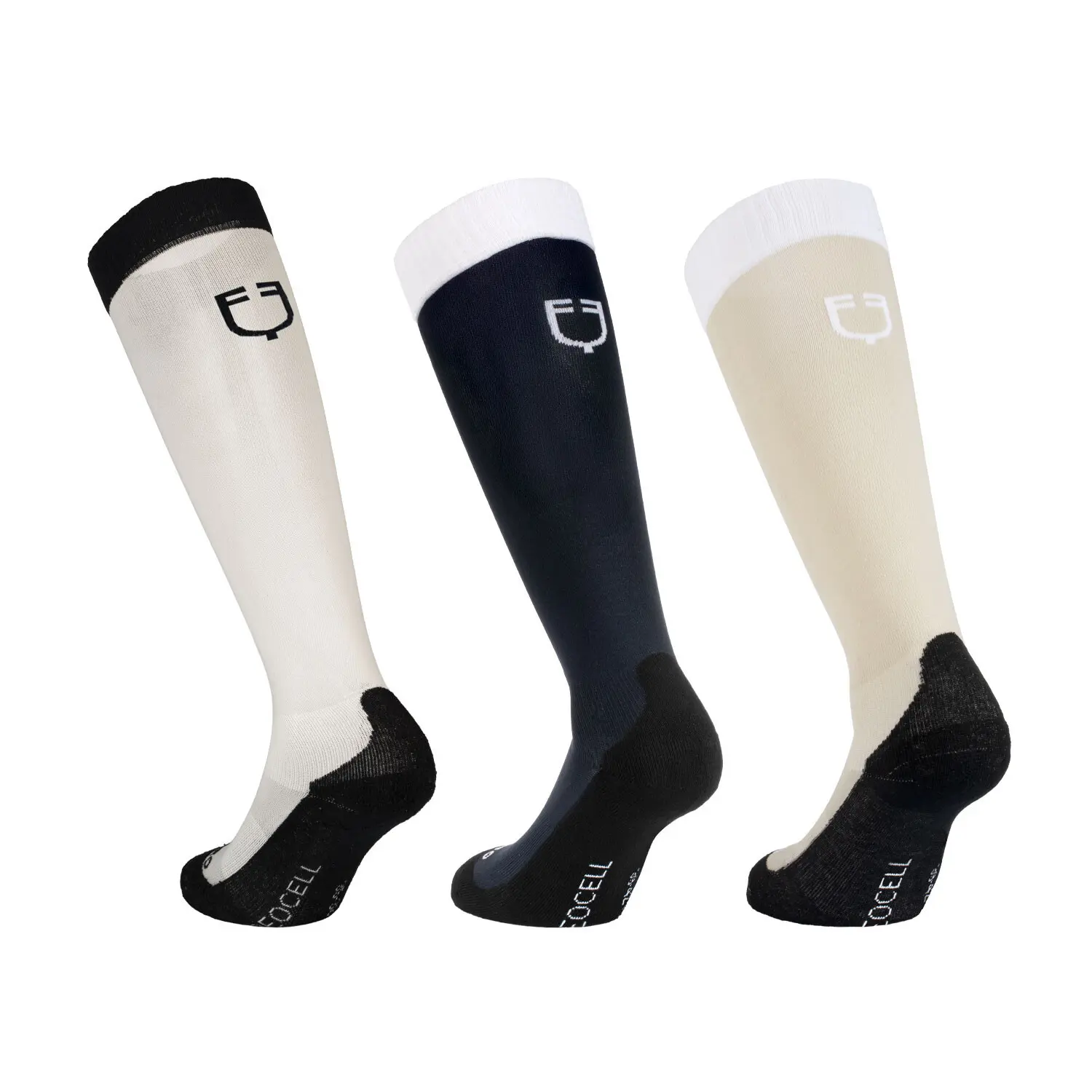 Chaussettes équitation Equestro Basic (x3)