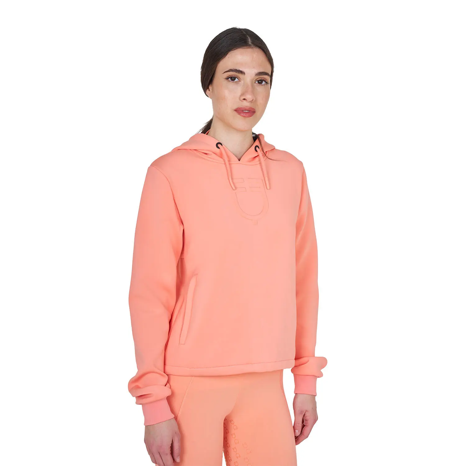 Sweatshirt à capuche femme Equestro Cut Out