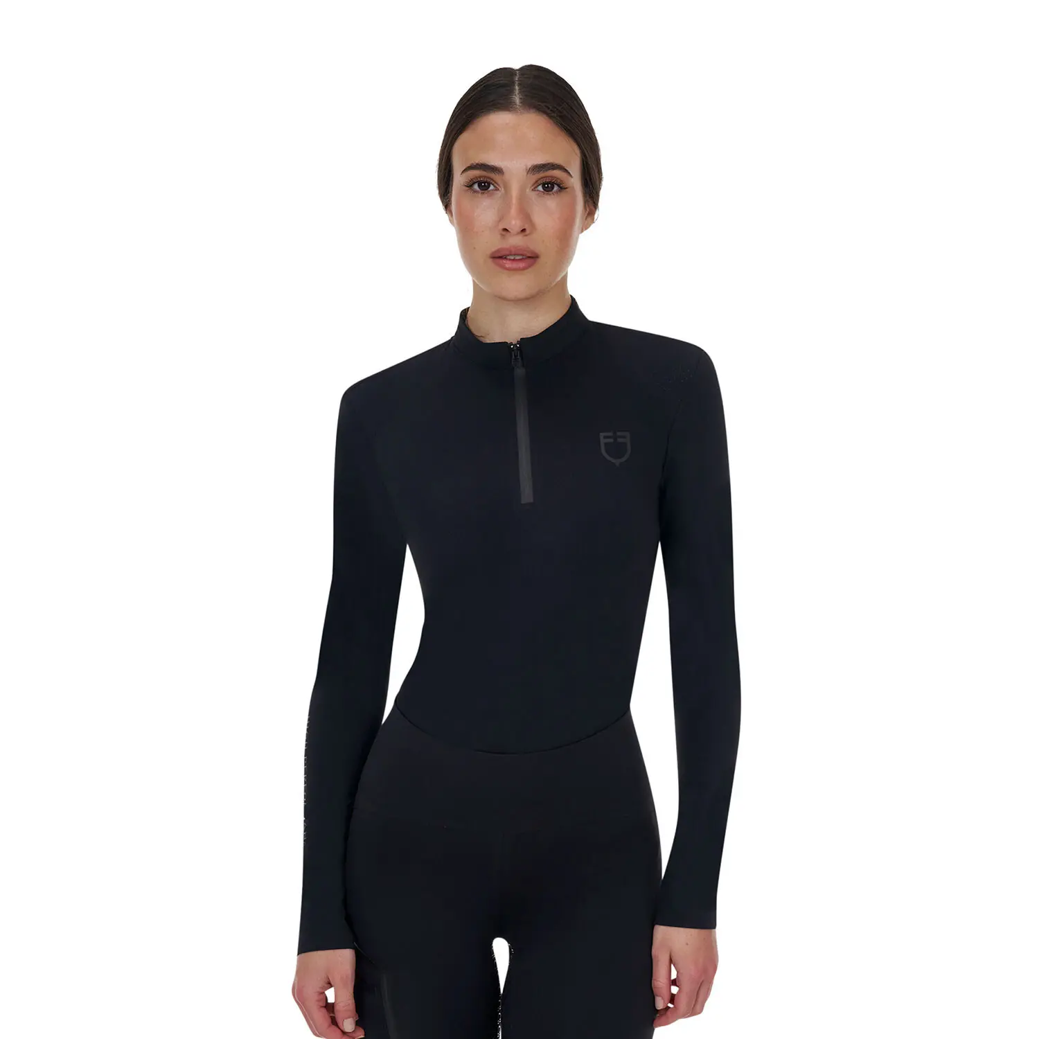 Comparer les prix de Polo à manches longues femme Equestro Ridertechnology