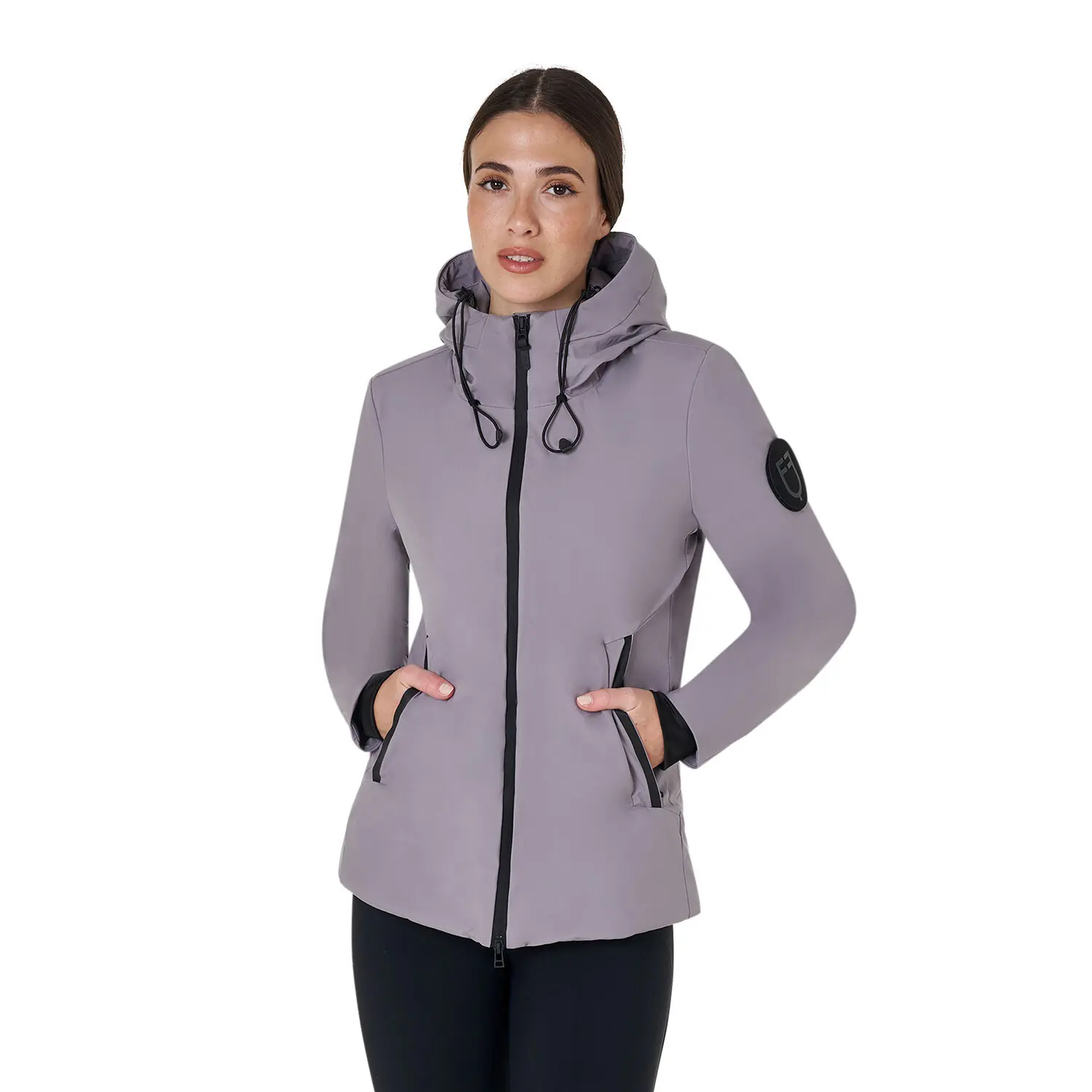 Veste imperméable équitation à capuche femme Equestro