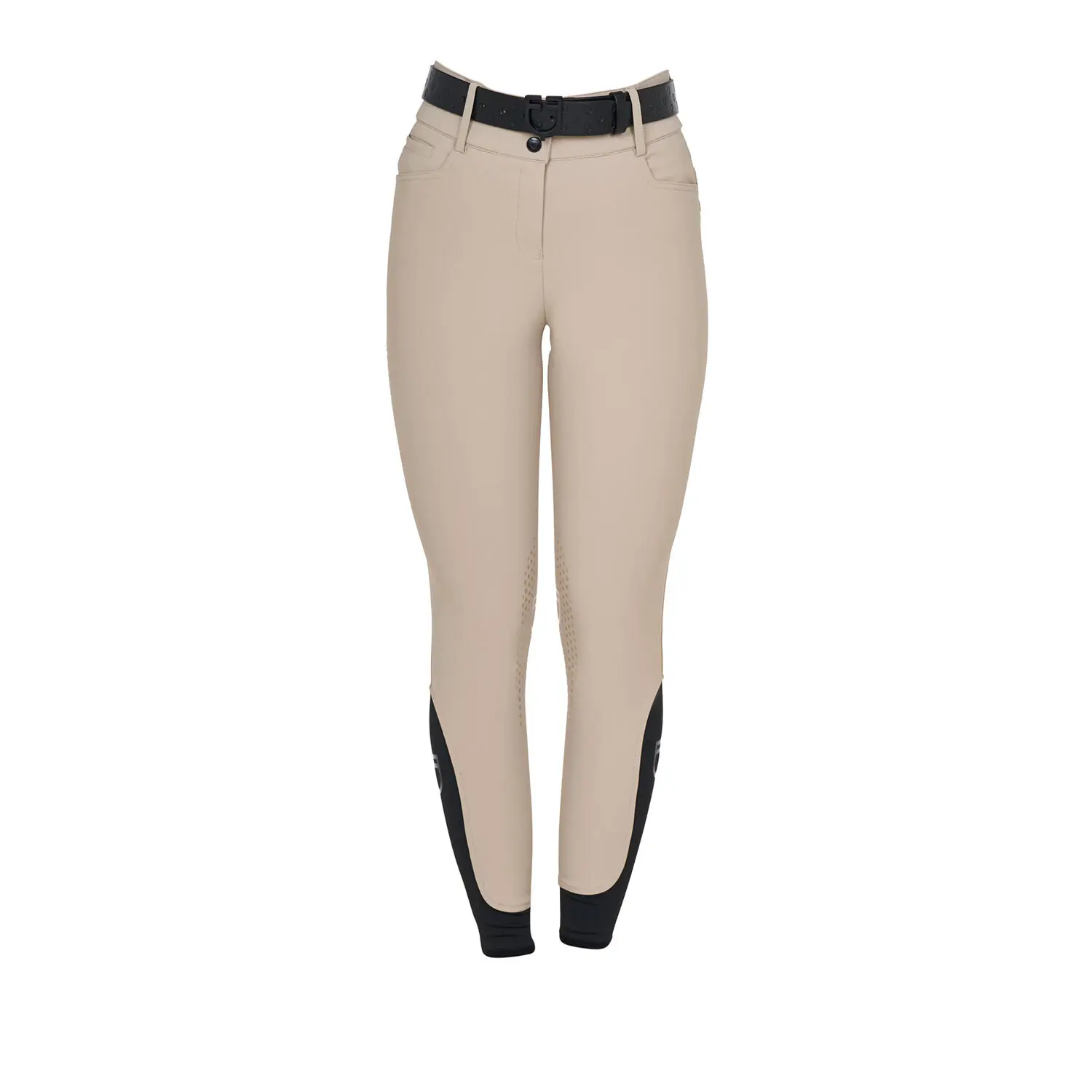 Meilleurs prix pour Pantalon équitation mid grip femme Equestro Stones Logo
