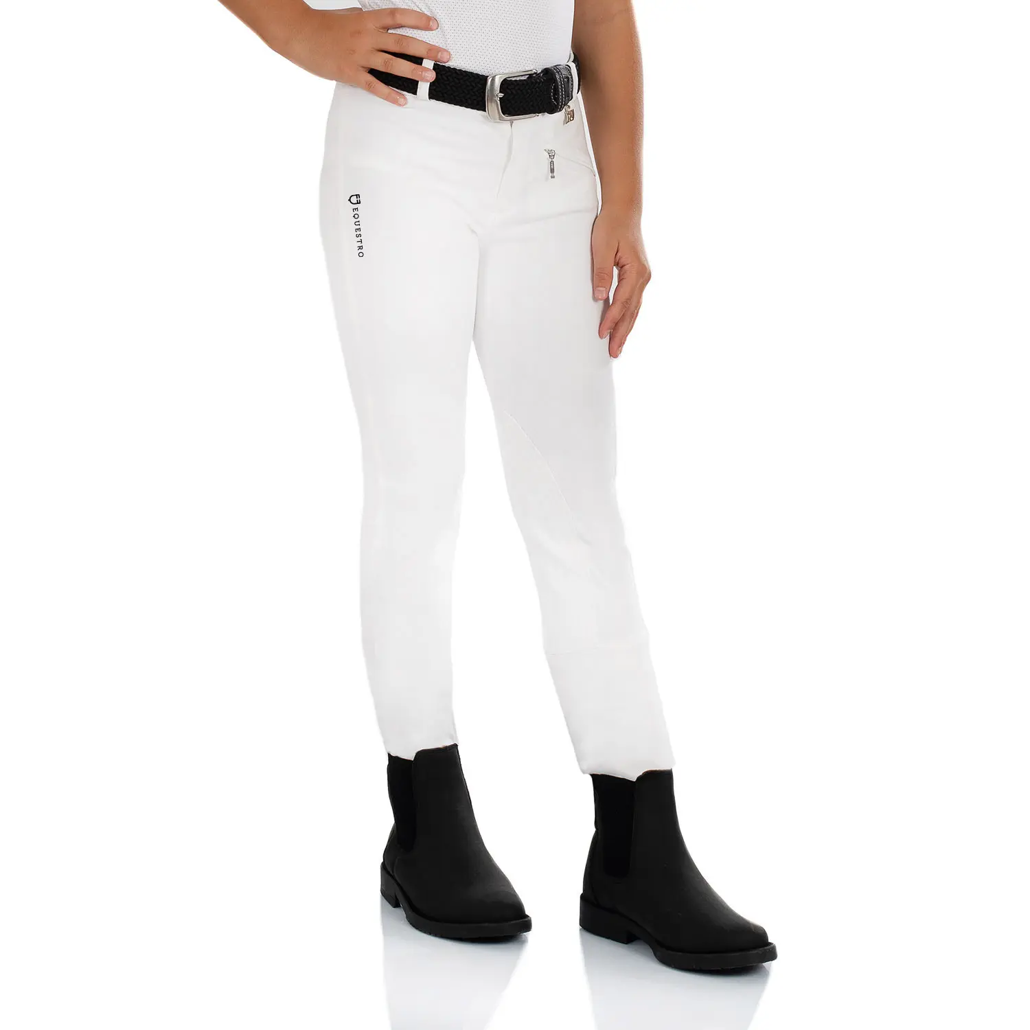 Comparer les prix de Pantalon équitation de concours fille Equestro Jodhpur Bimbo Leilani