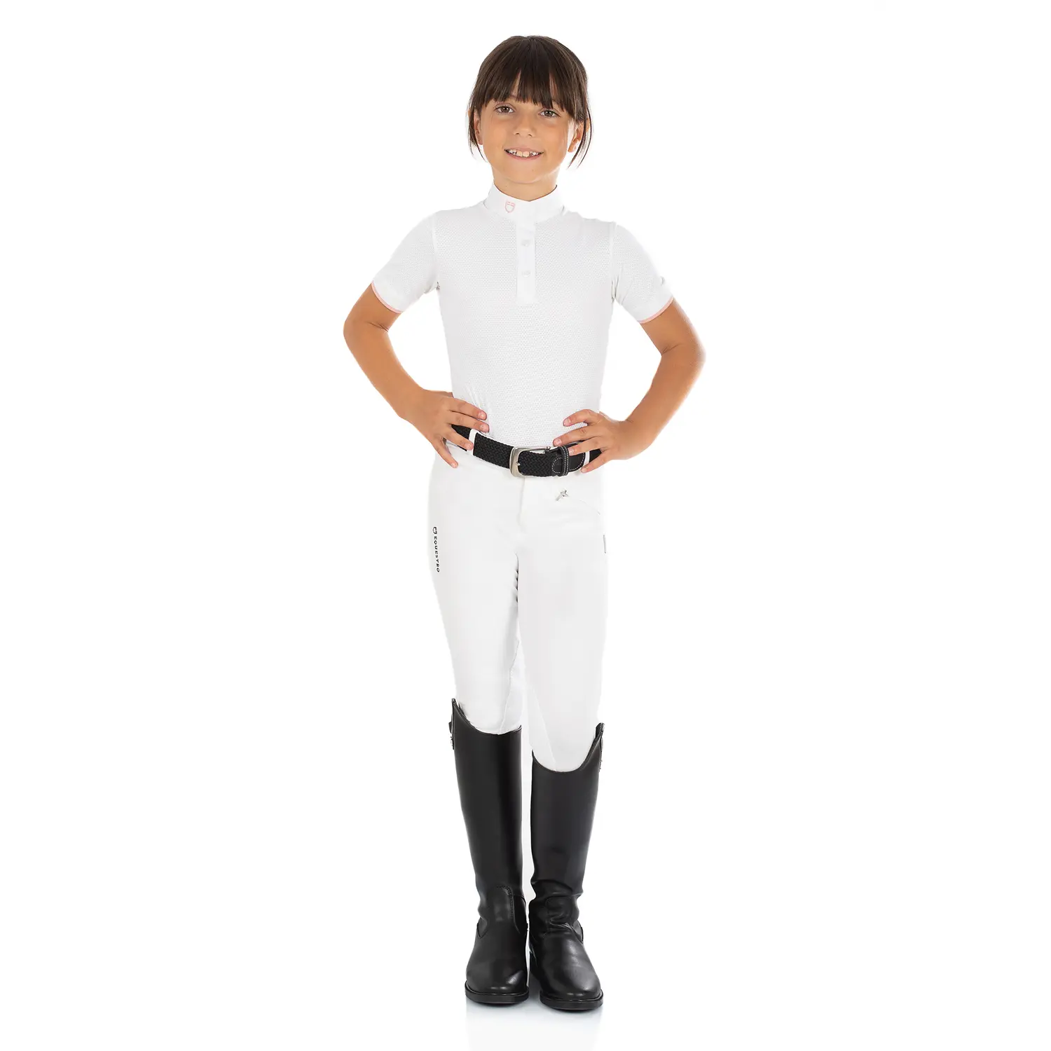 Comparer les prix de Pantalon équitation de concours fille Equestro Kasumi