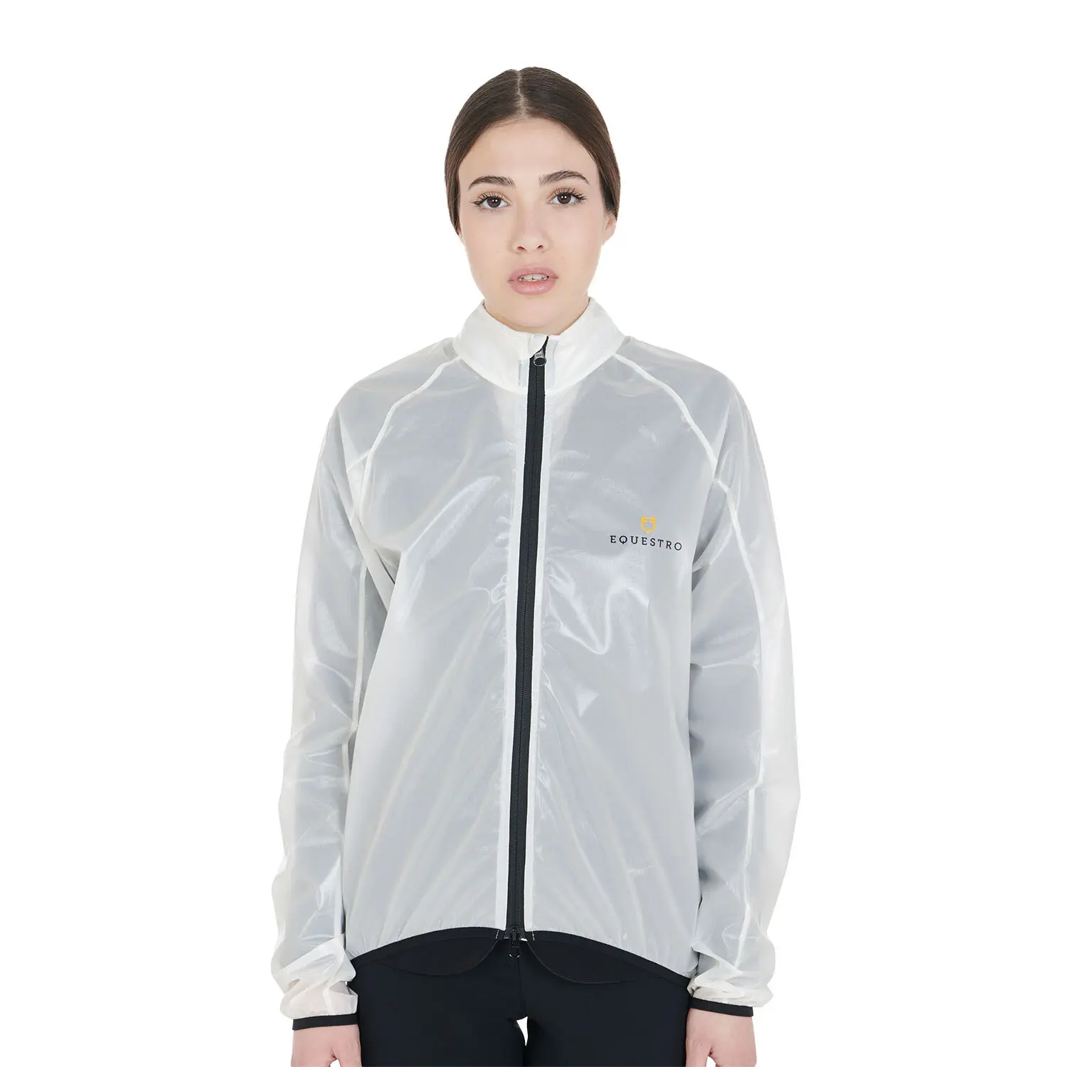 Equestro Unisex Blanc Riding Raincoat