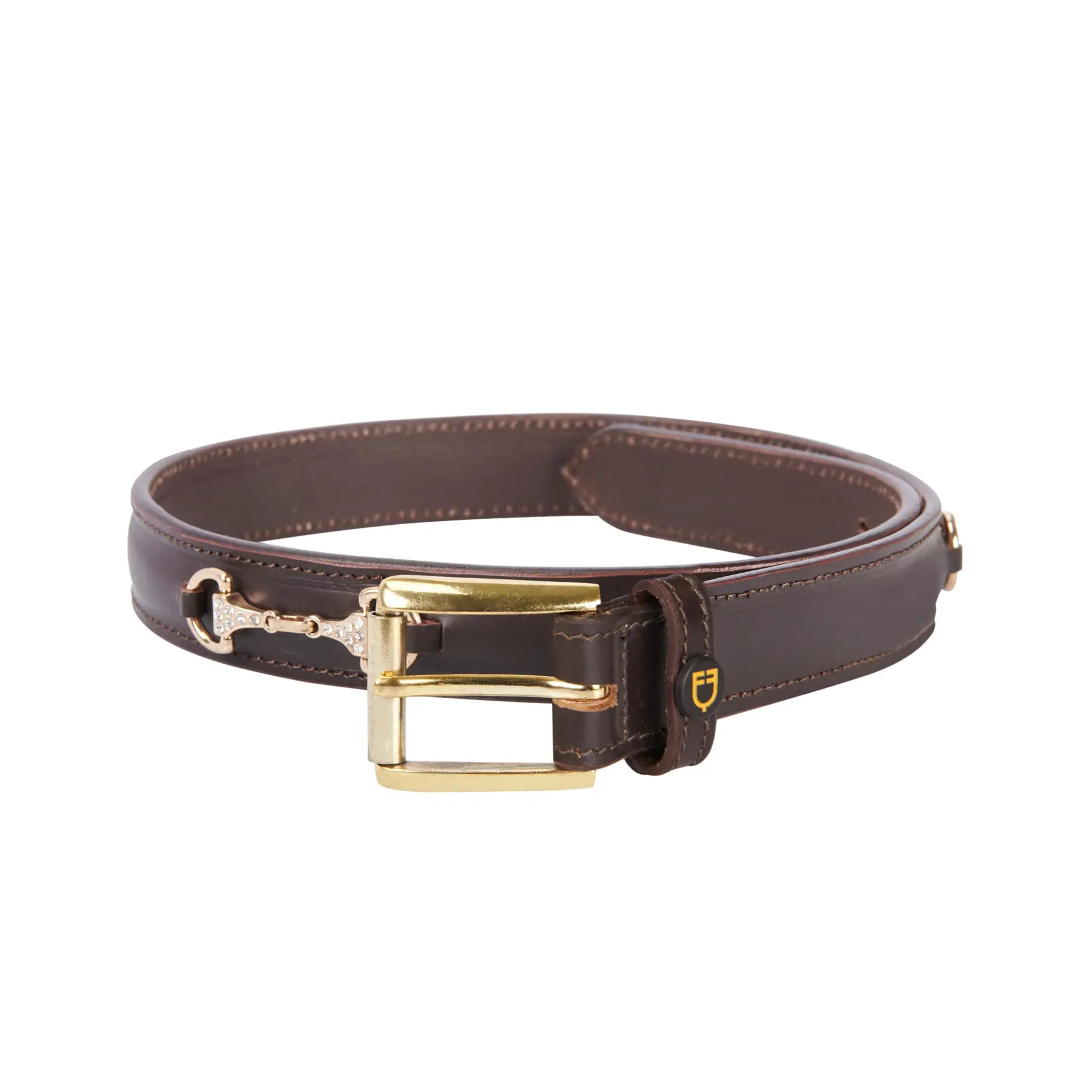Comparer les prix de Ceinture modèle diamant anglaise cuir femme Equestro