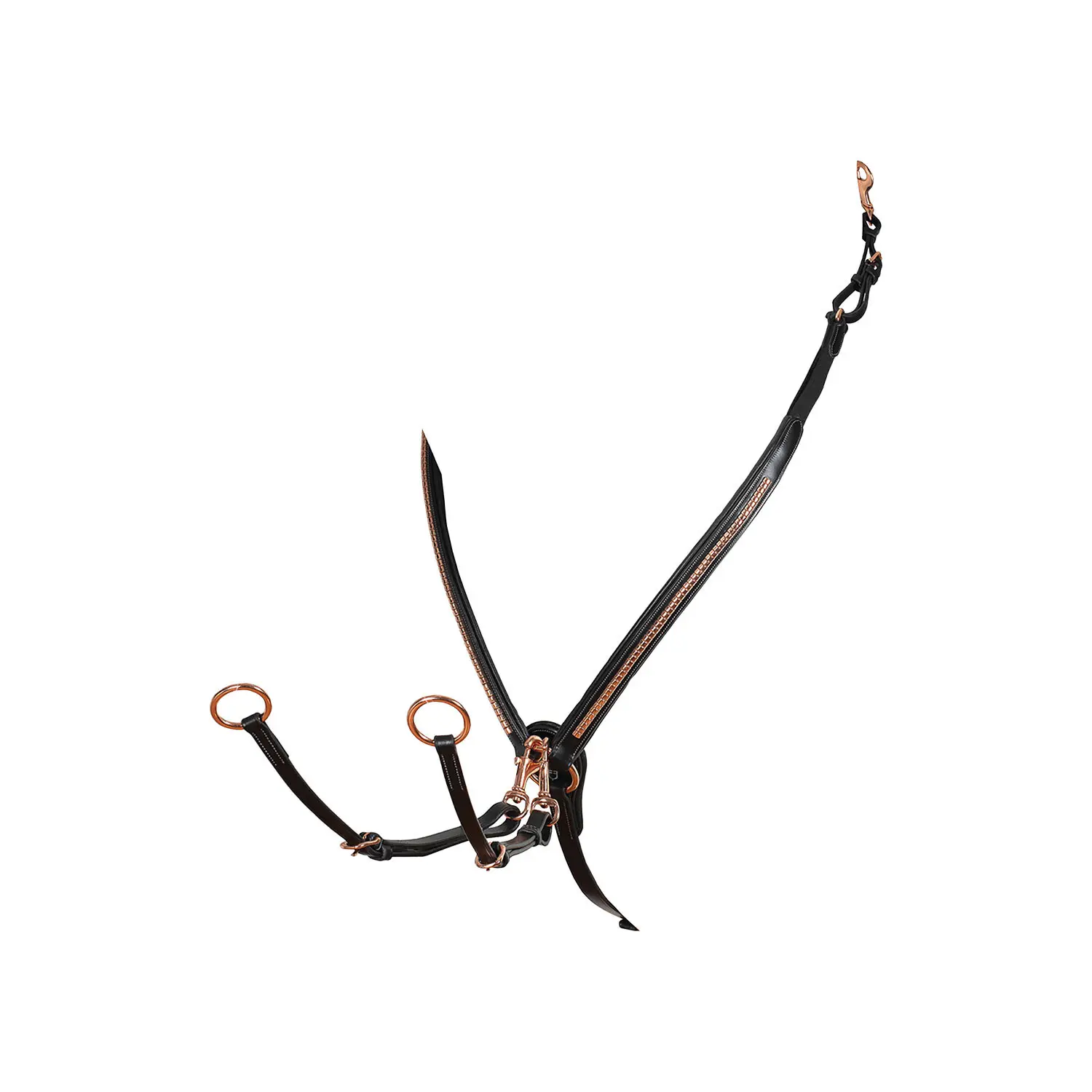 Equestro Noir Tanned Leather Hunting Collar
