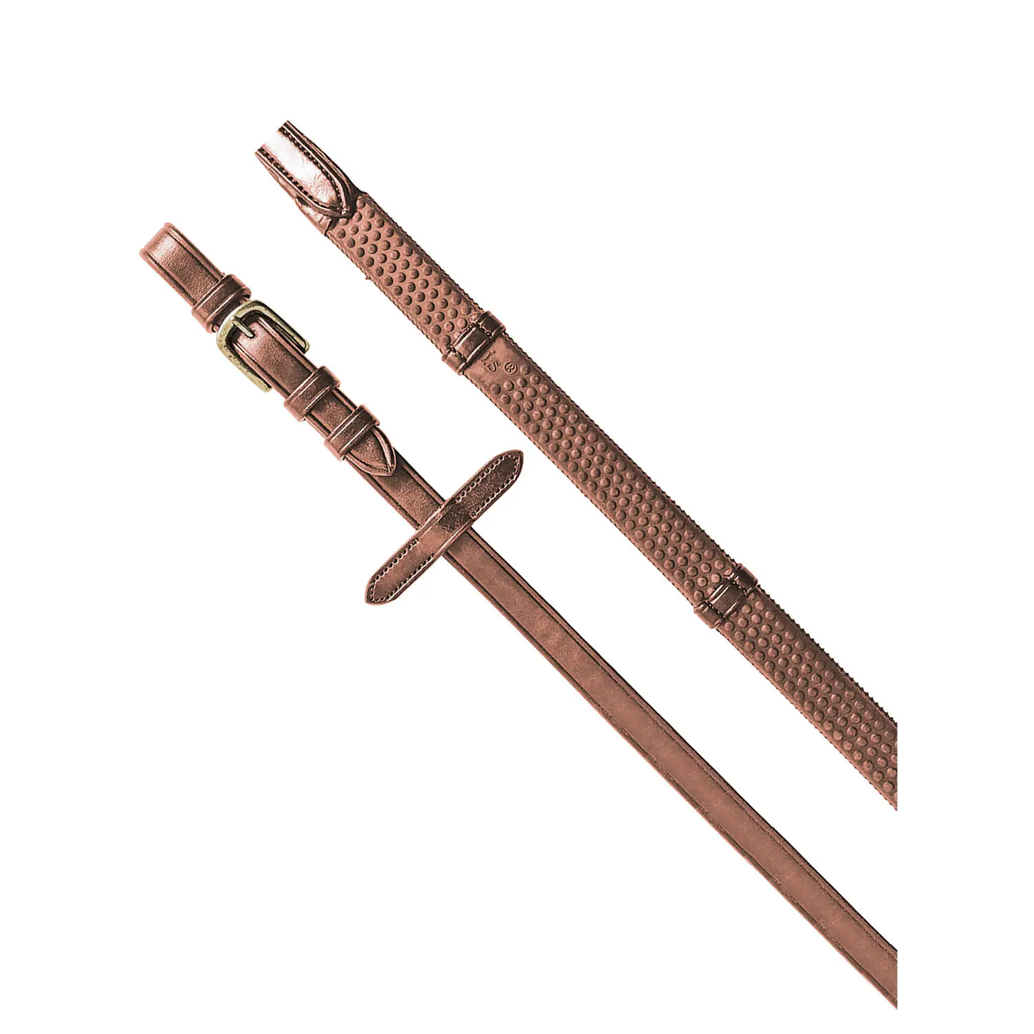 Comparer les prix de Rênes pour cheval en cuir Equestro Kris Plus BP