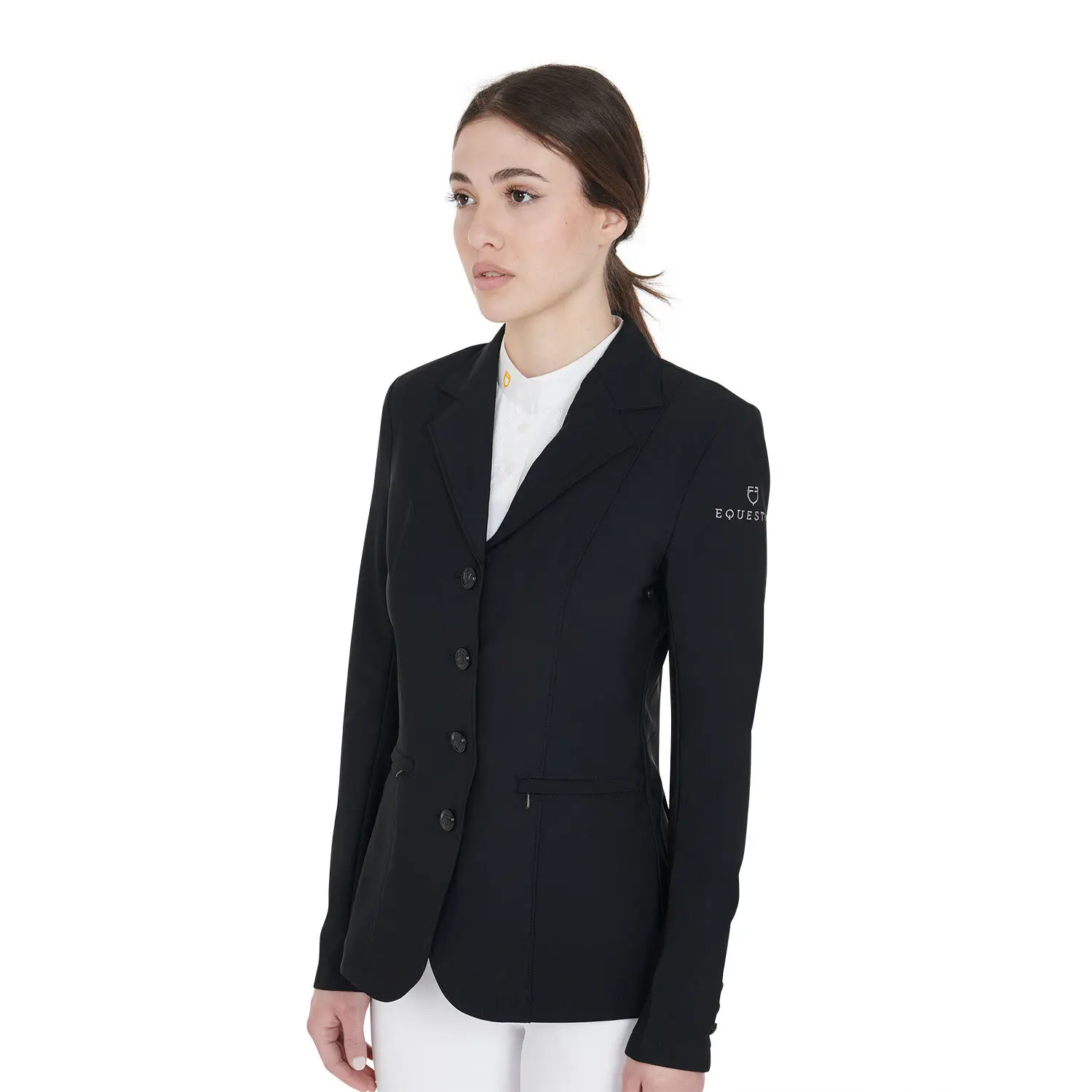 Comparer les prix de Veste de concours à quatre boutons coupe anatomique femme Equestro