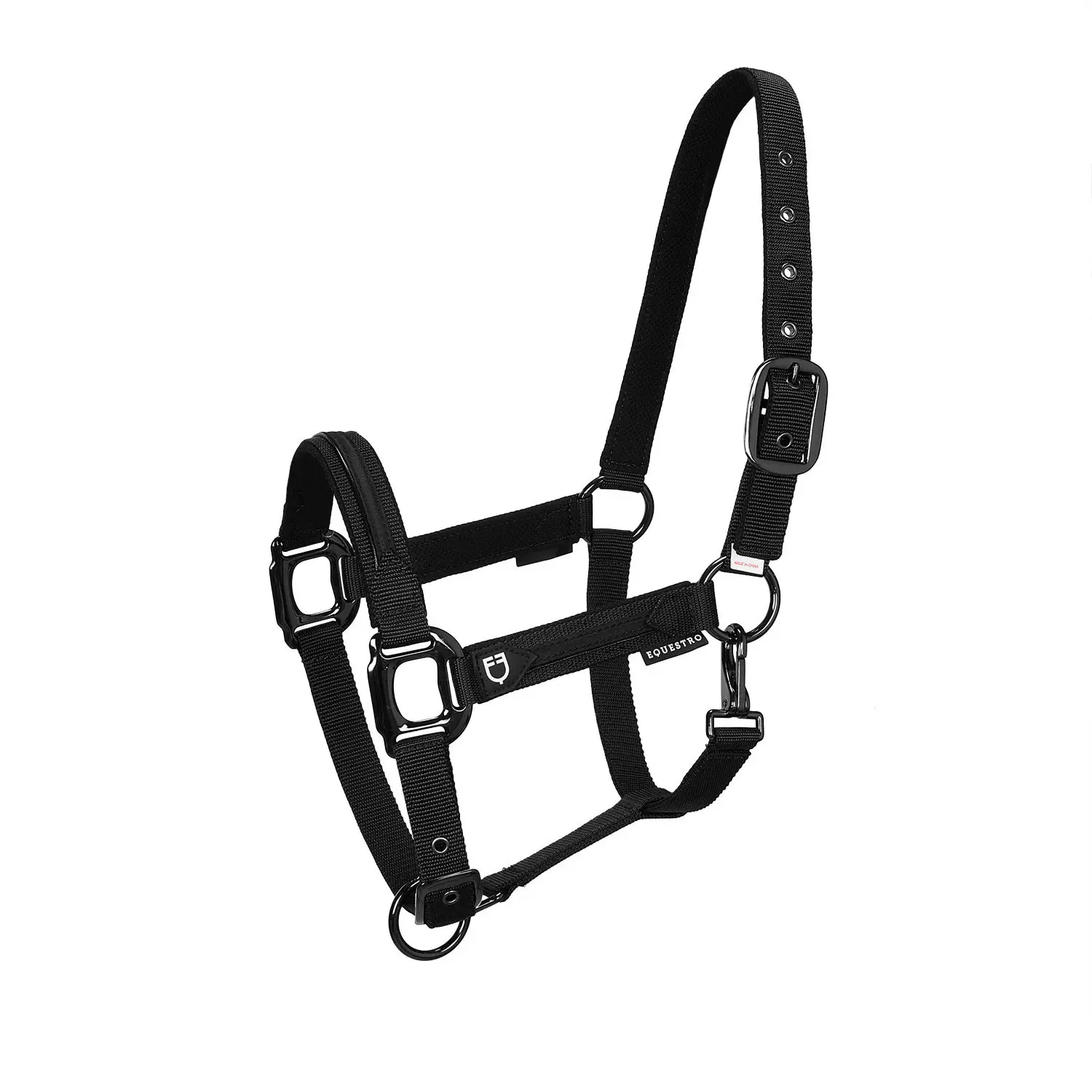 Nylon halster en longe voor paard in nylon Equestro