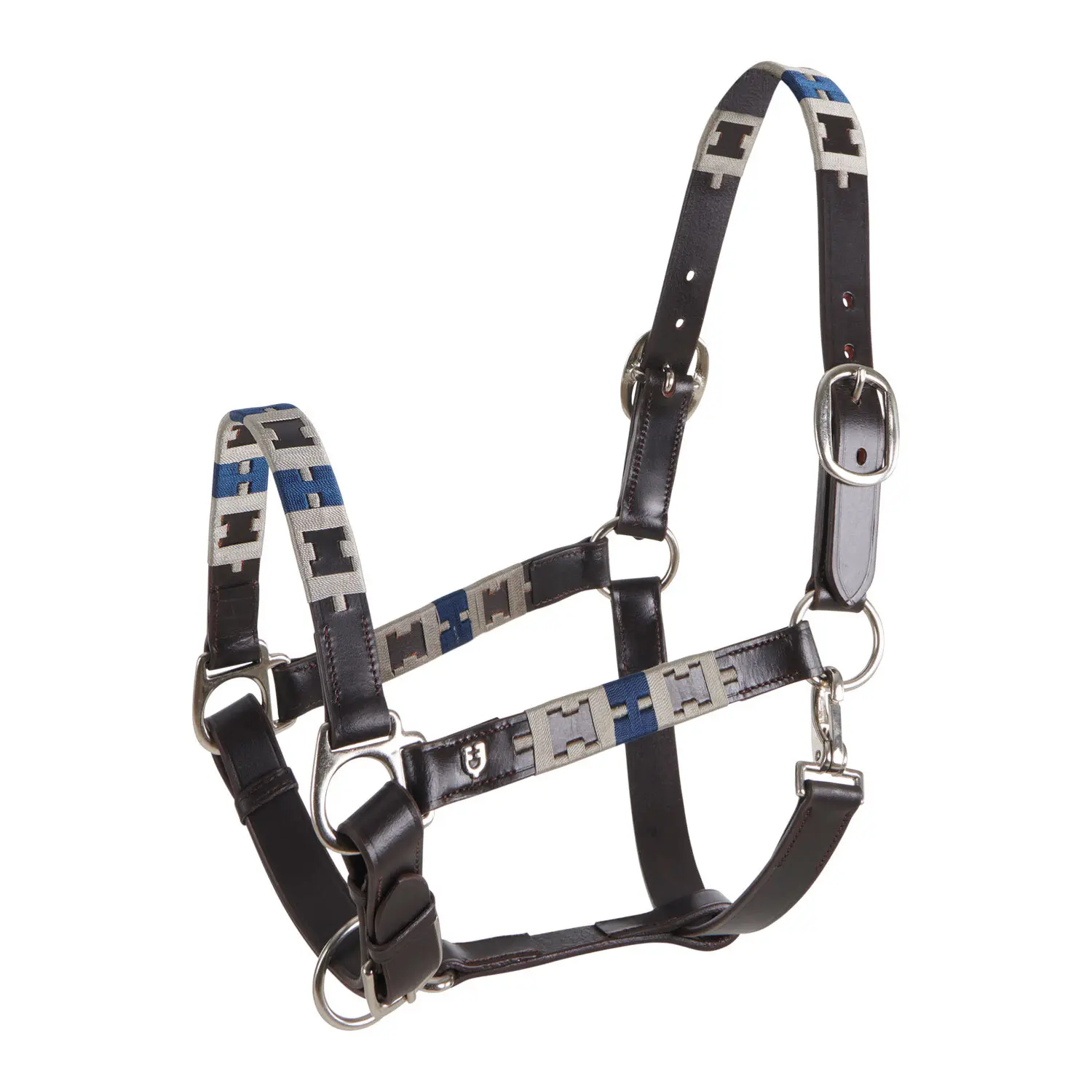 Licol pour cheval en cuir Equestro Polo