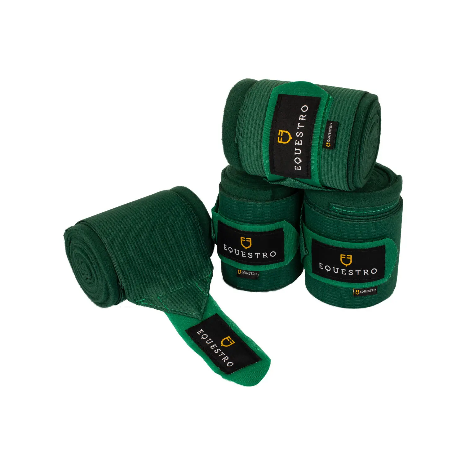 Equestro Vert Elastic Polo Wraps For Horses (X4)