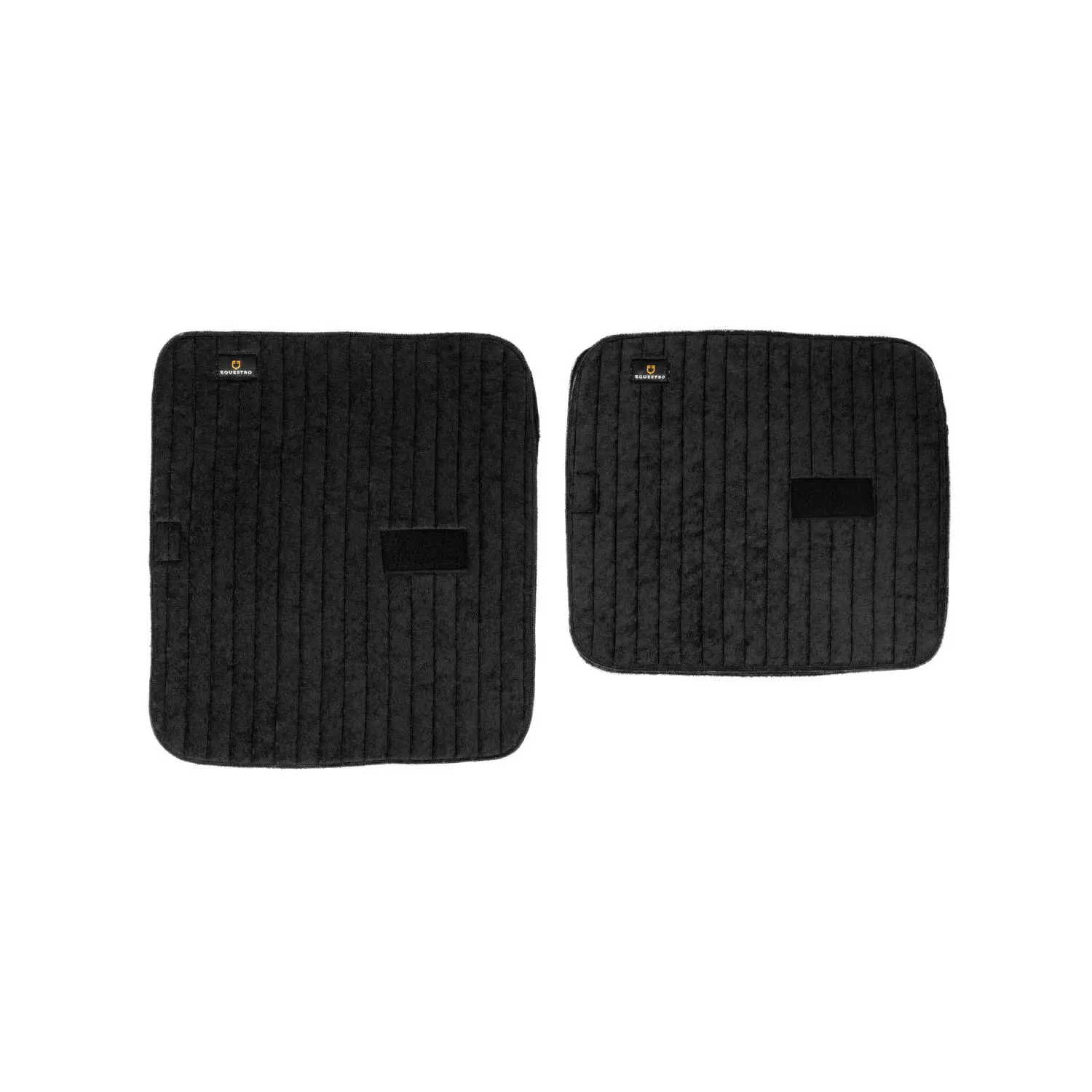 Equestro Noir Fleece Bandages For Horses (X4)