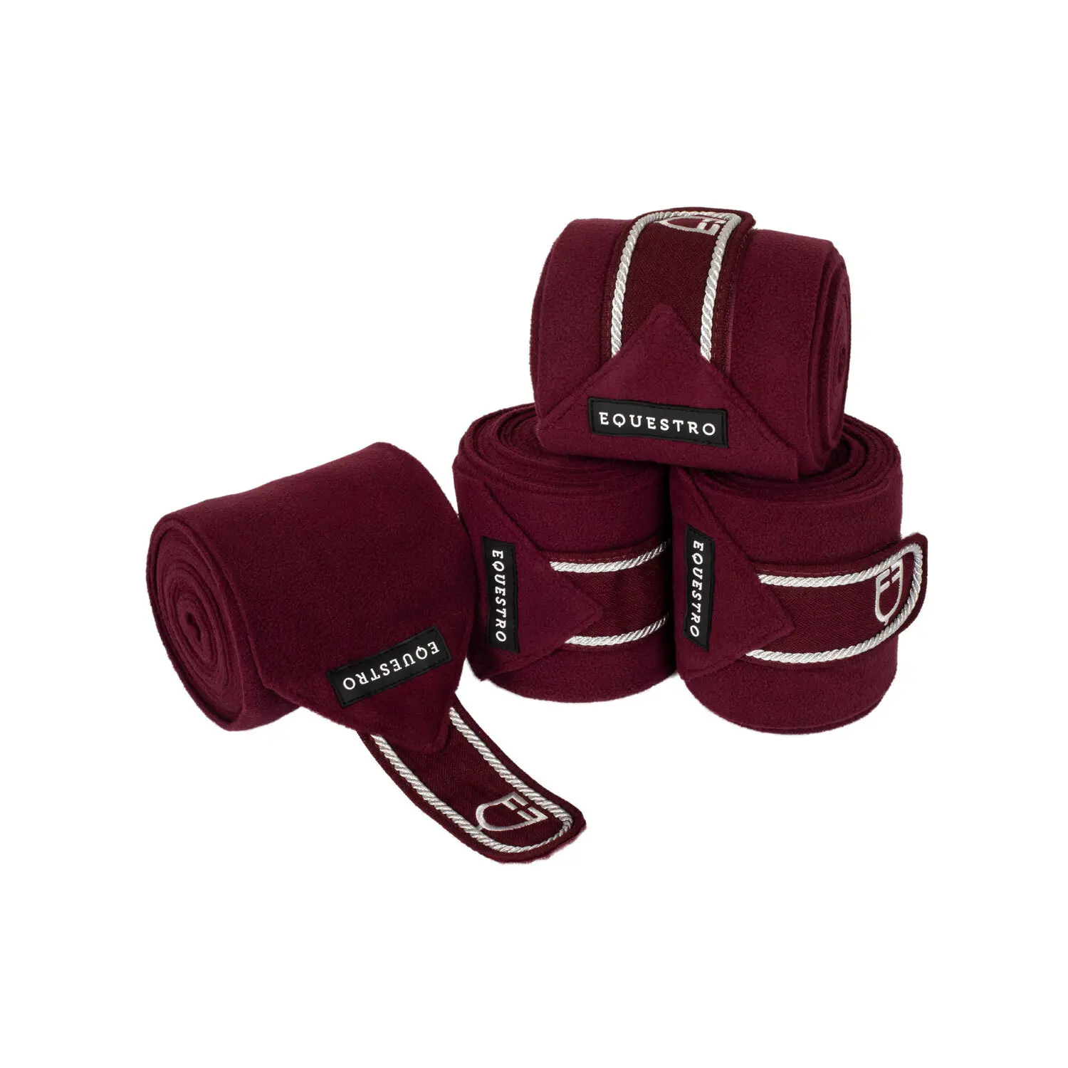 Equestro Rouge Breathable Polo Wraps For Horses (X4)